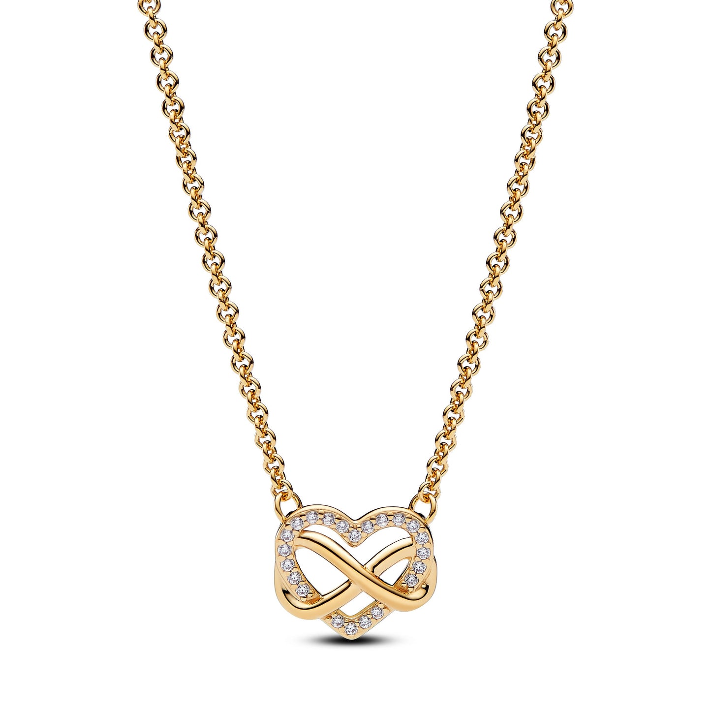 Pandora 14k Gold Plated Infinity Heart Gift Set