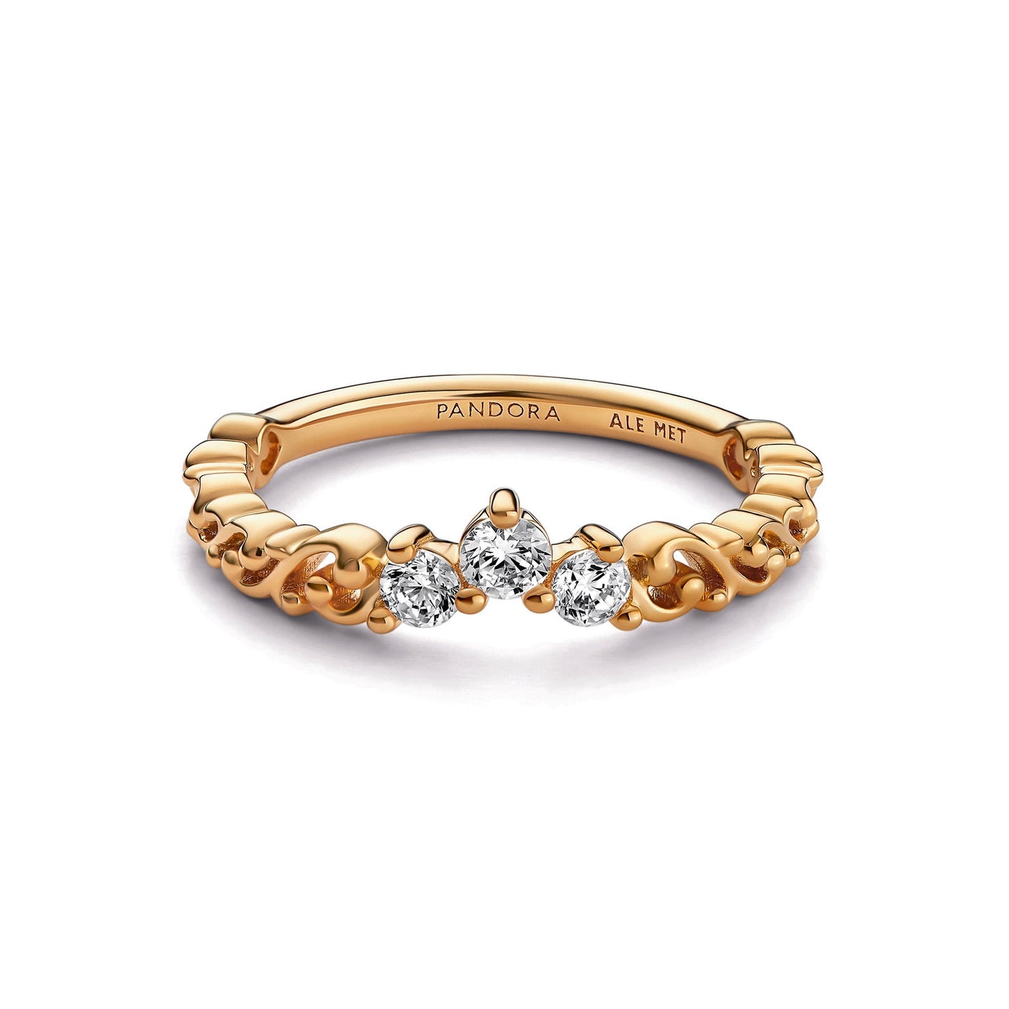 Pandora Regal Swirl Tiara Ring