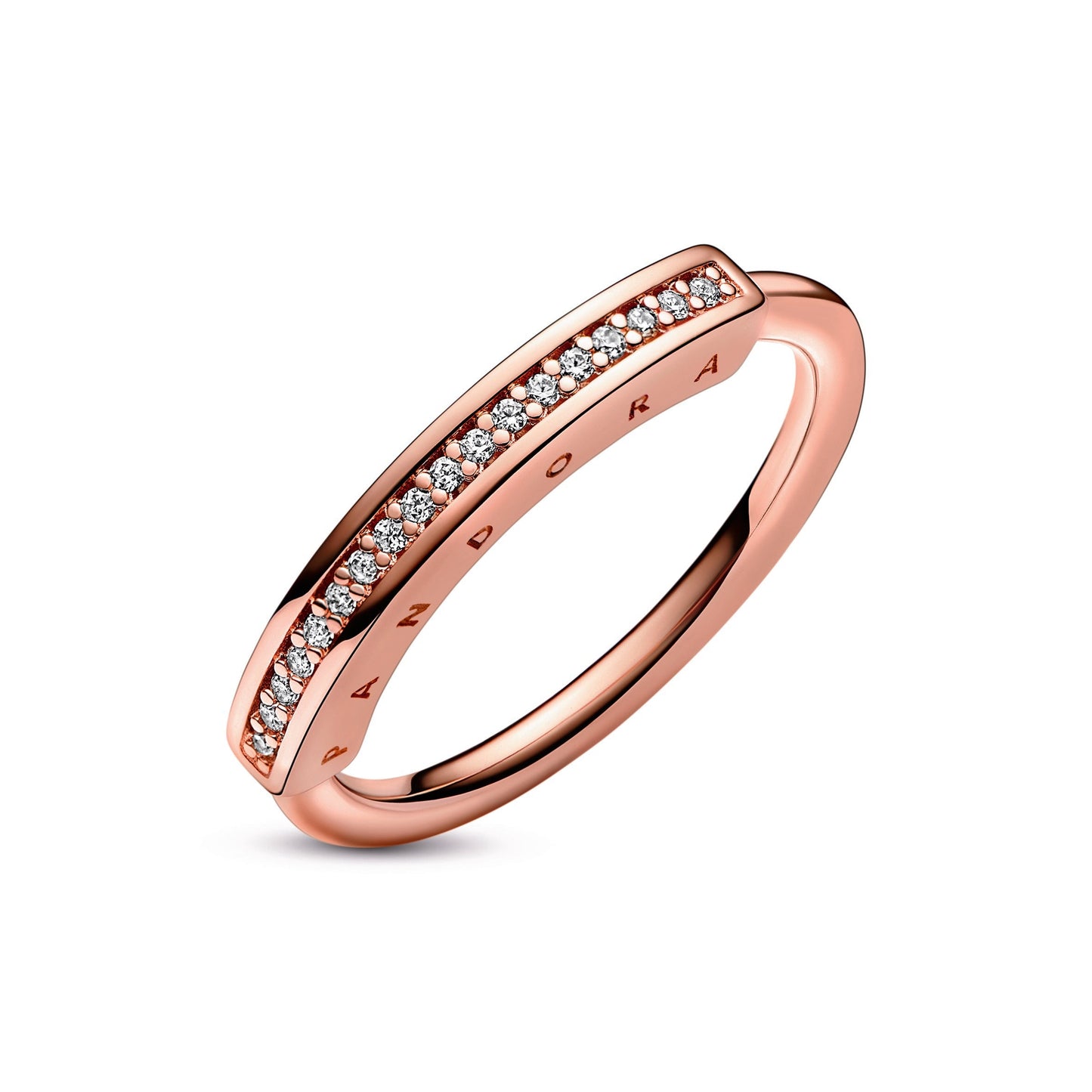 Pandora Signature I-D Pave Ring