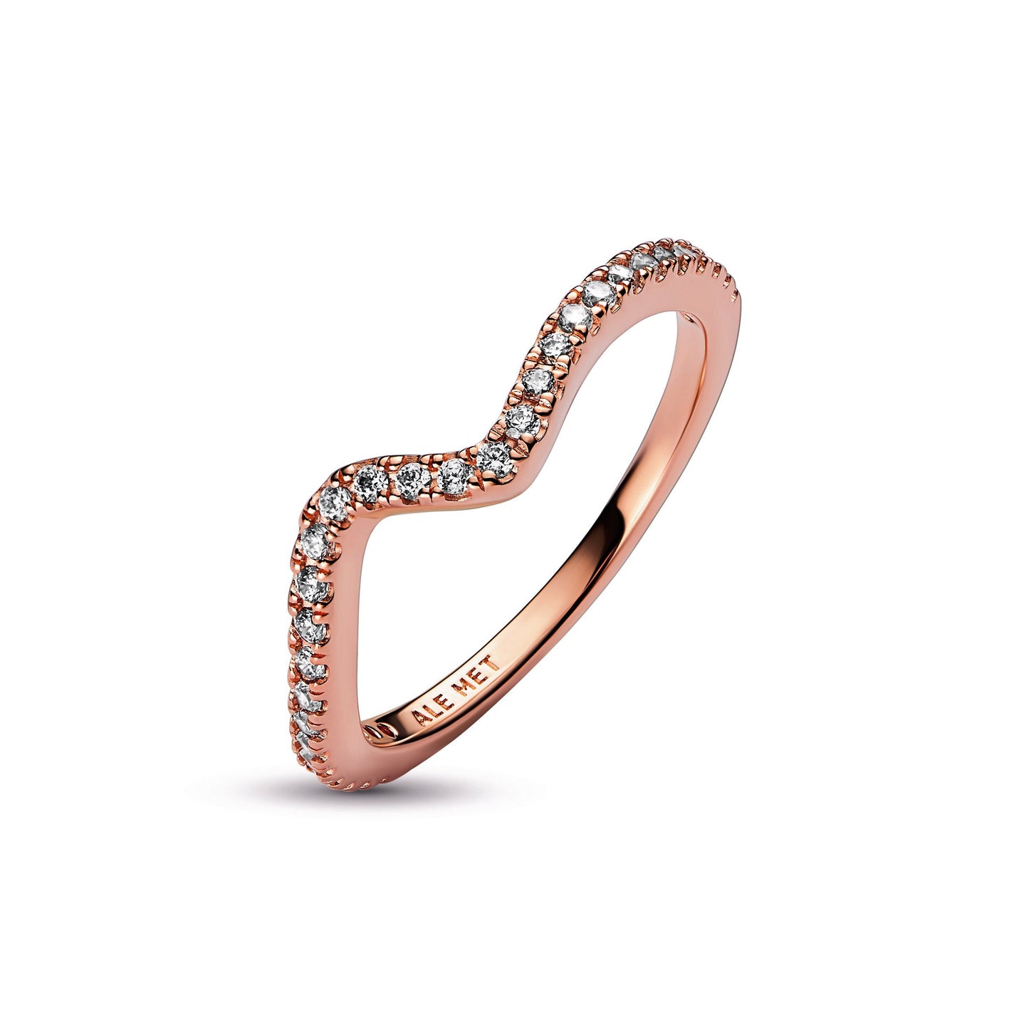 Pandora Sparkling Wave Ring