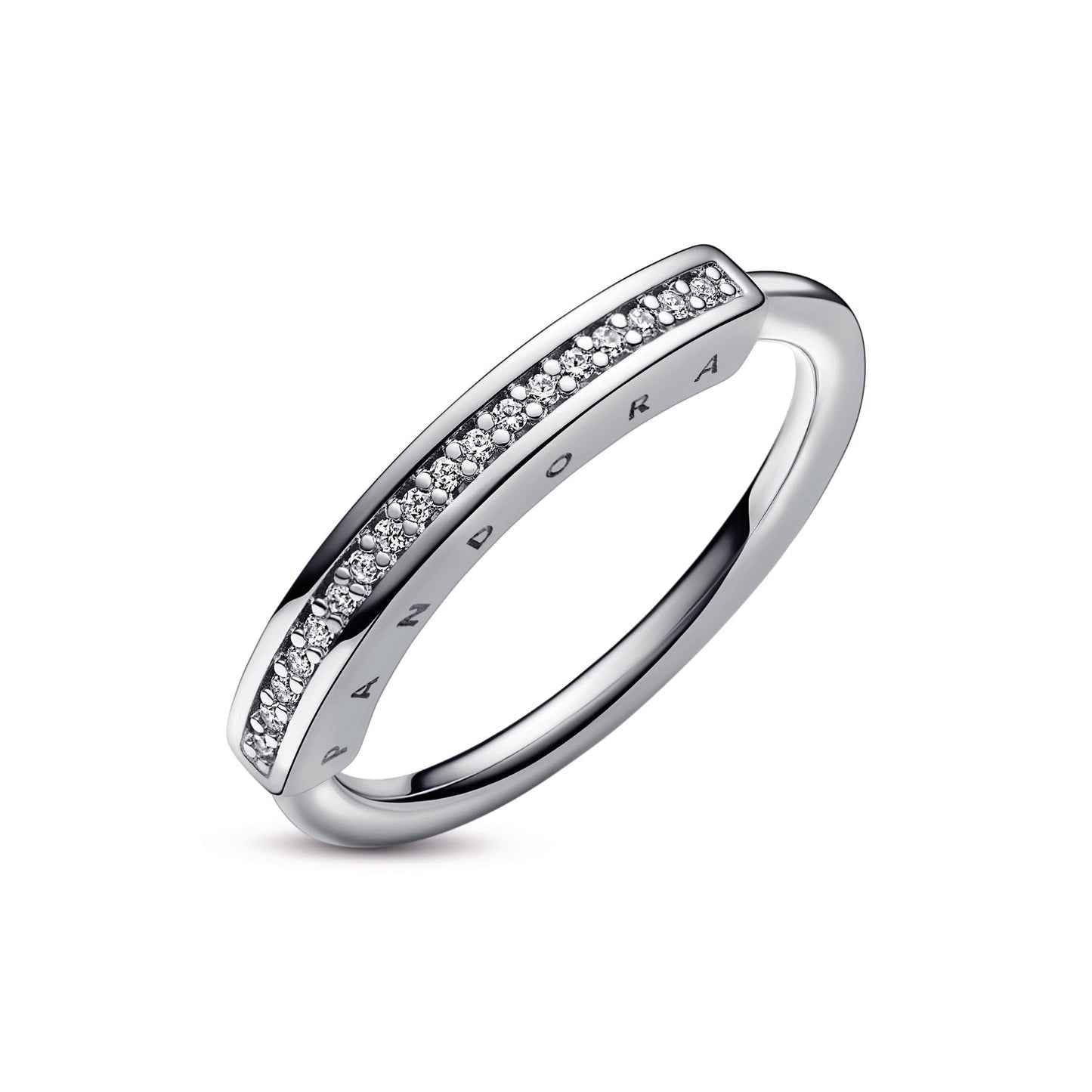 Pandora Signature I-D Pave Ring