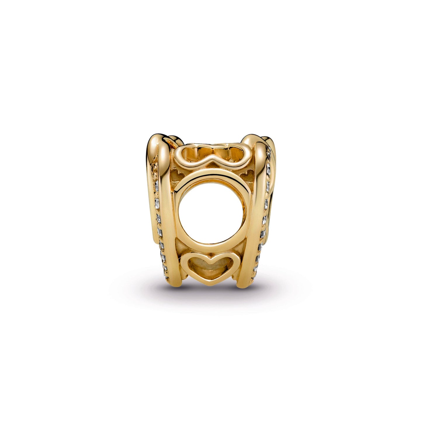 Pandora Sparkling Entwined Hearts Charm