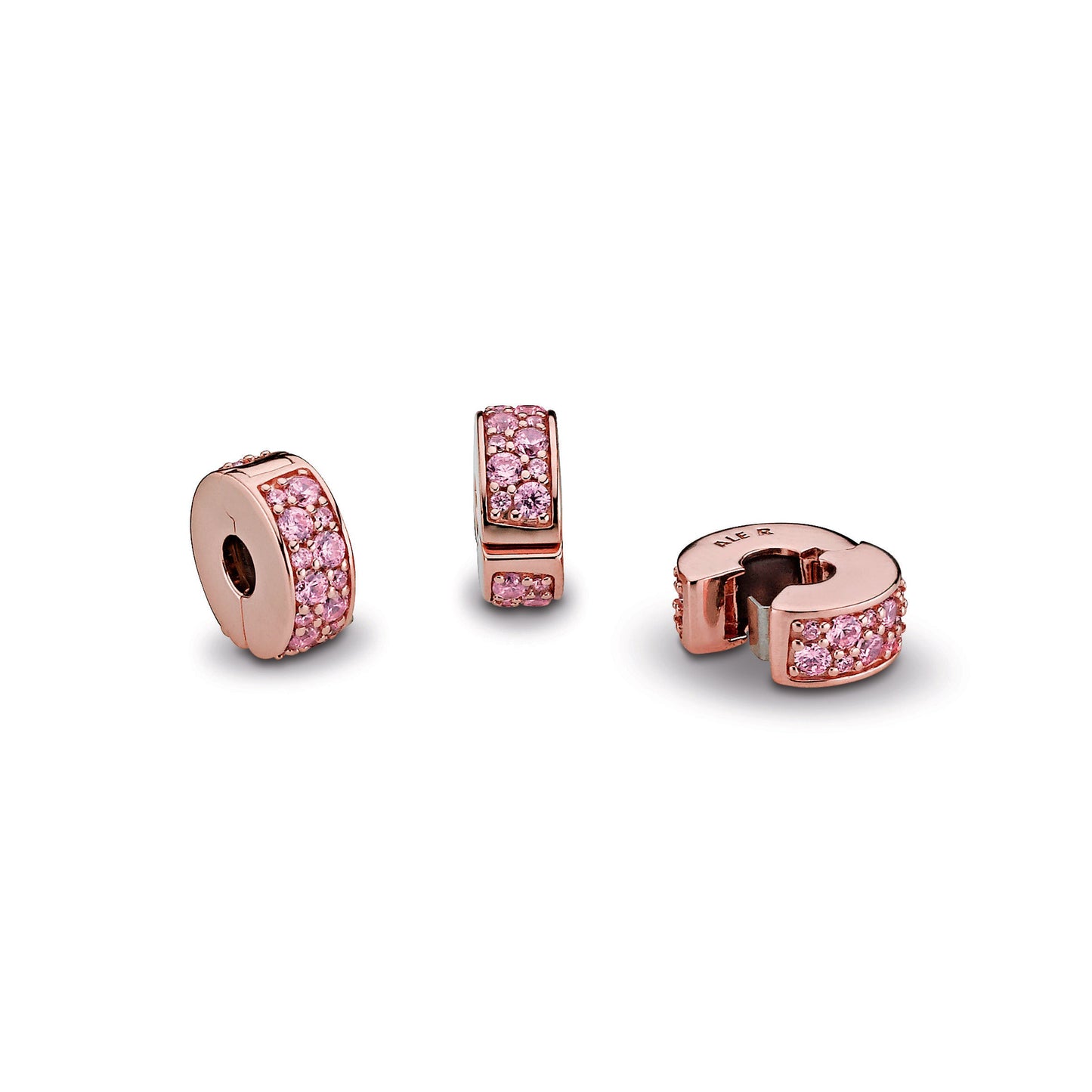 Pandora Pink Pave Clip Charm