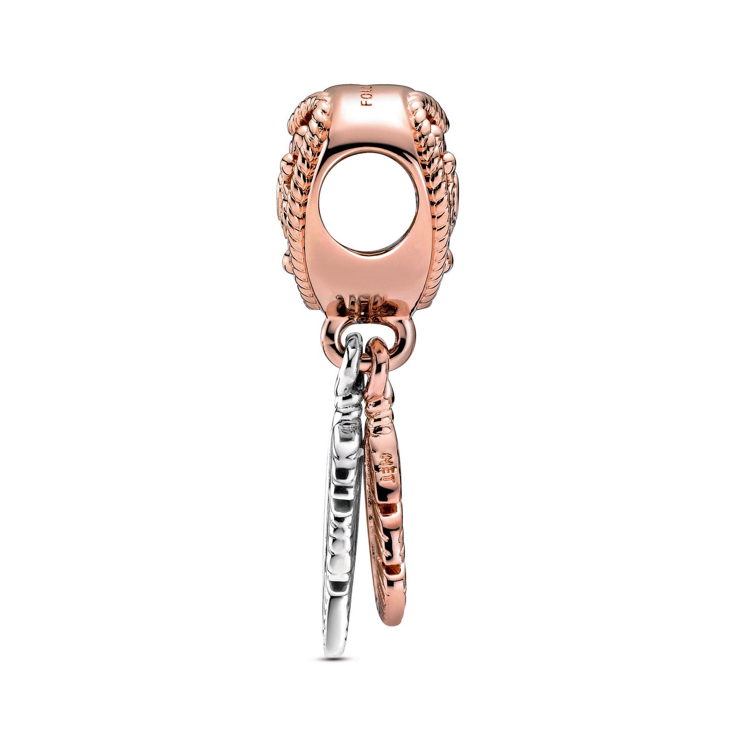 Pandora Openwork Heart & Two Feathers Dreamcatcher Charm