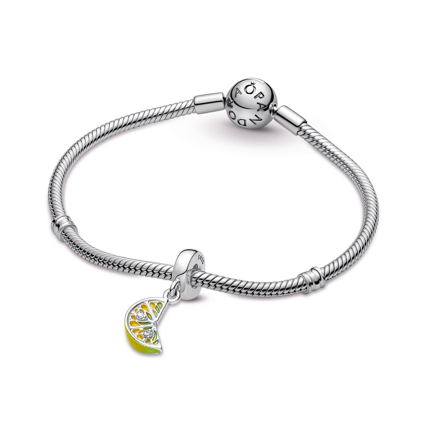 Pandora Lemon Slice Sparkling Fruit Dangle Charm