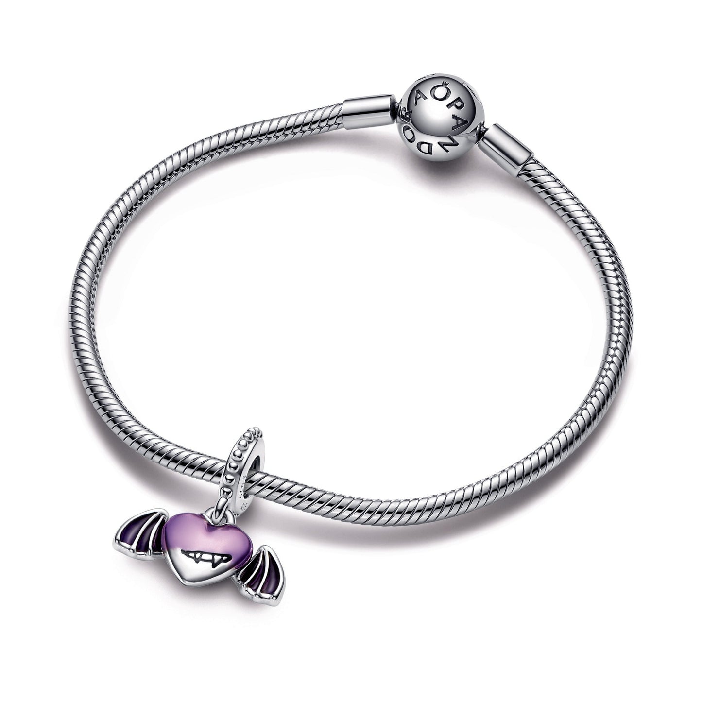 Pandora Vampire Winged Heart Dangle Charm