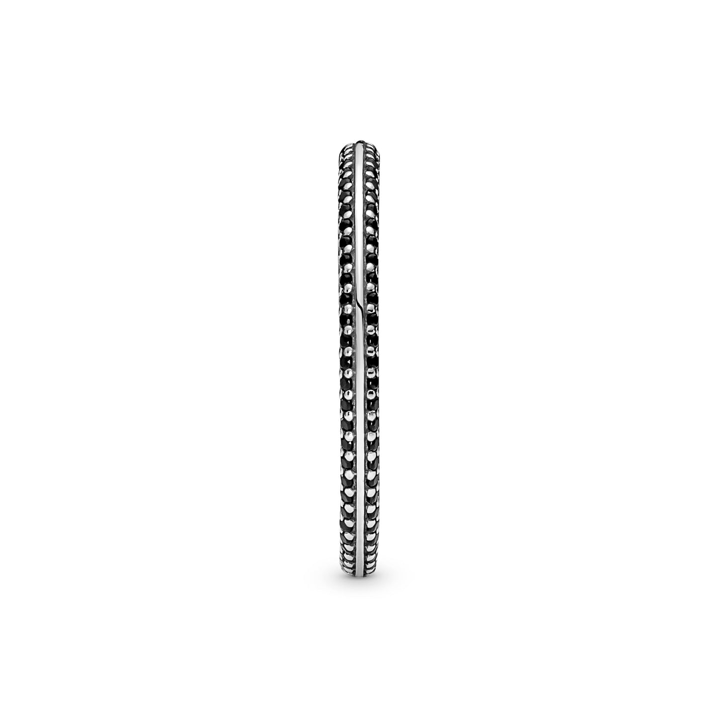 Pandora ME Black Pave Ring