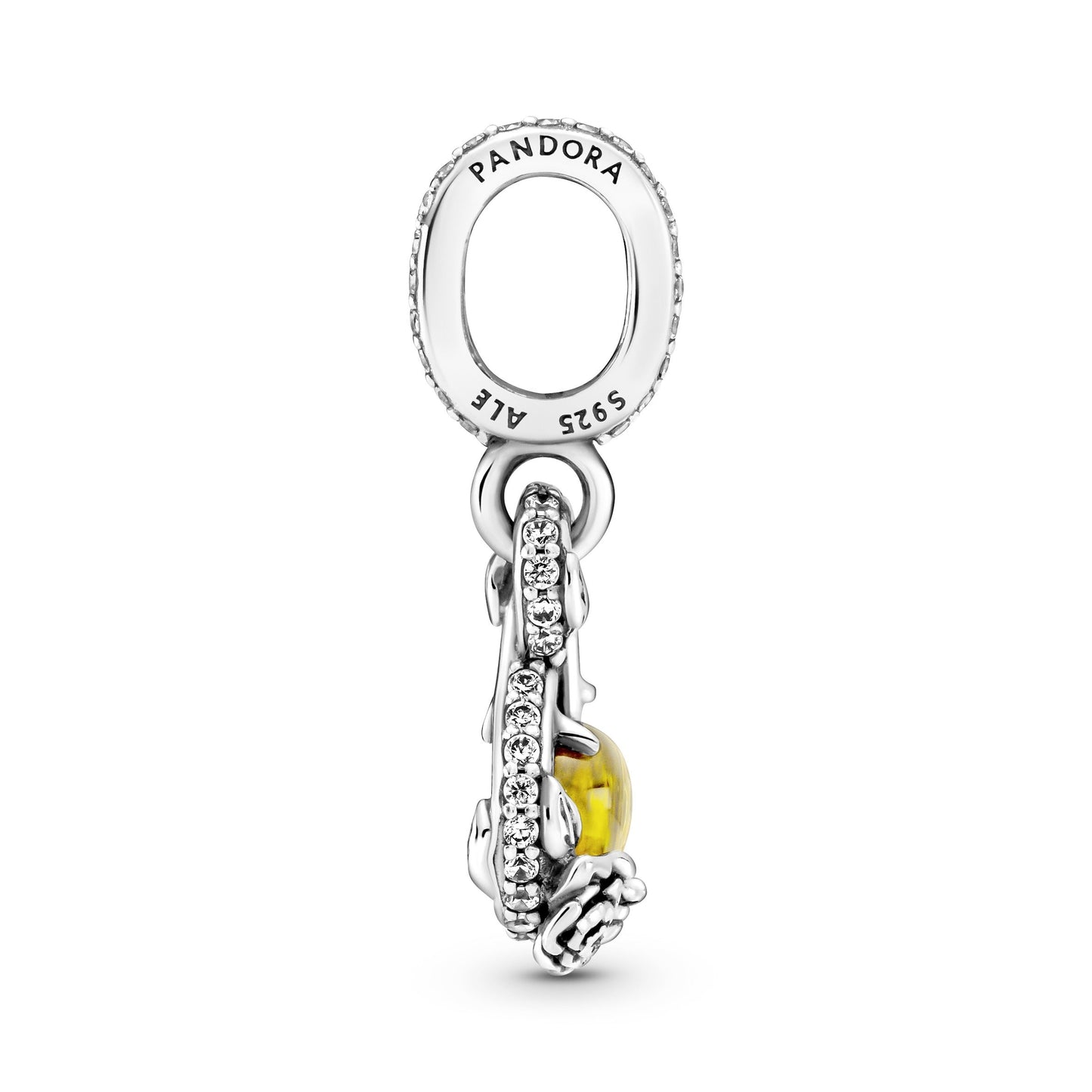 Pandora Disney Belle Infinity & Rose Flower Pendant