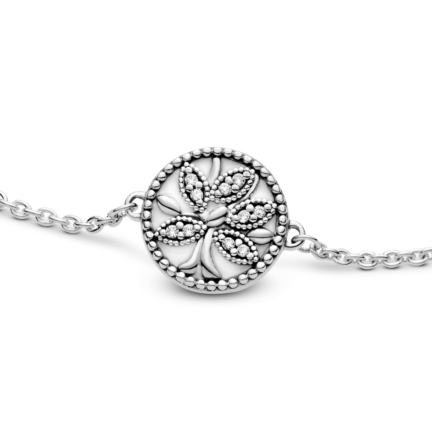 Pandora Sparkling Family Tree Slider Bracelet