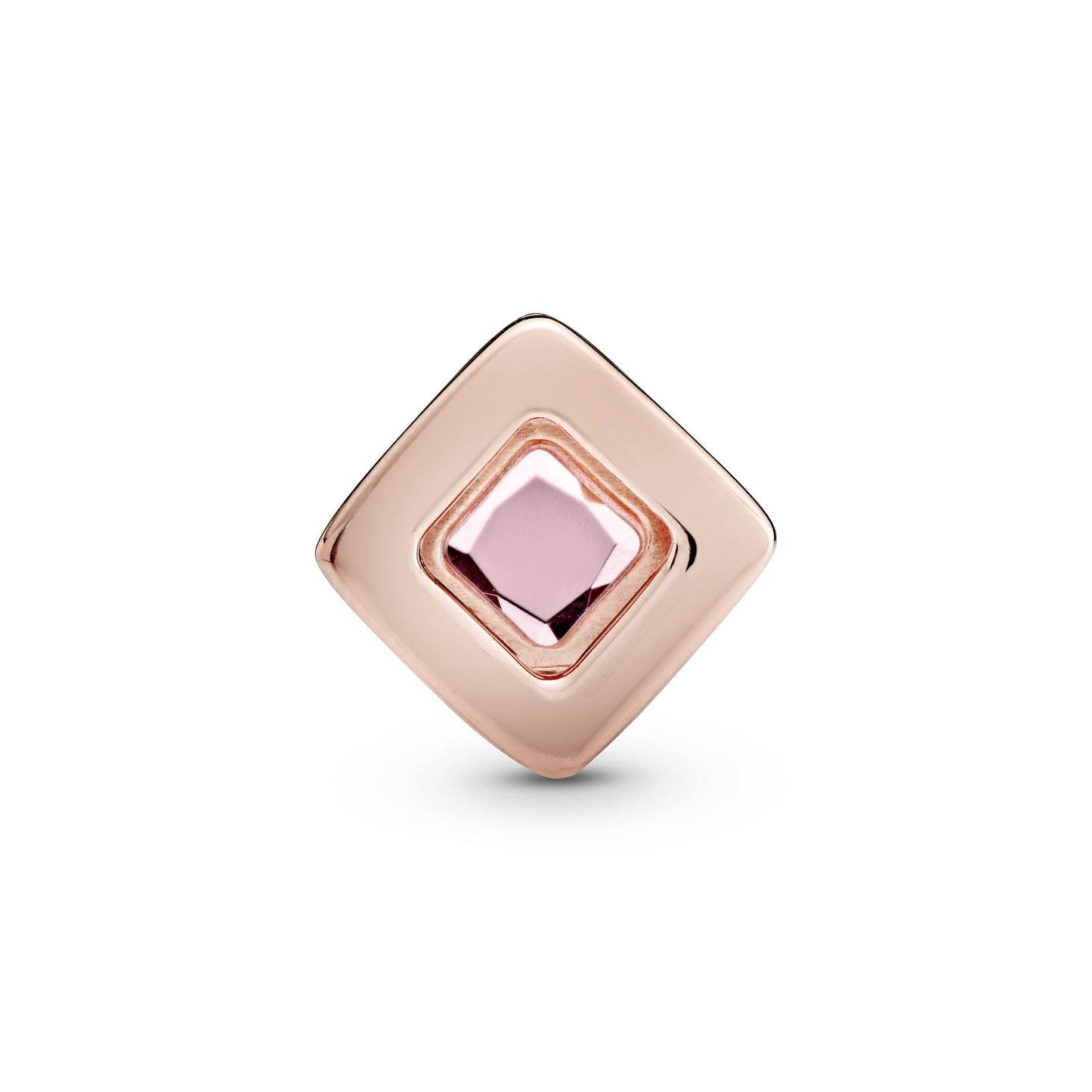 Pandora Pink Square Clip Charm