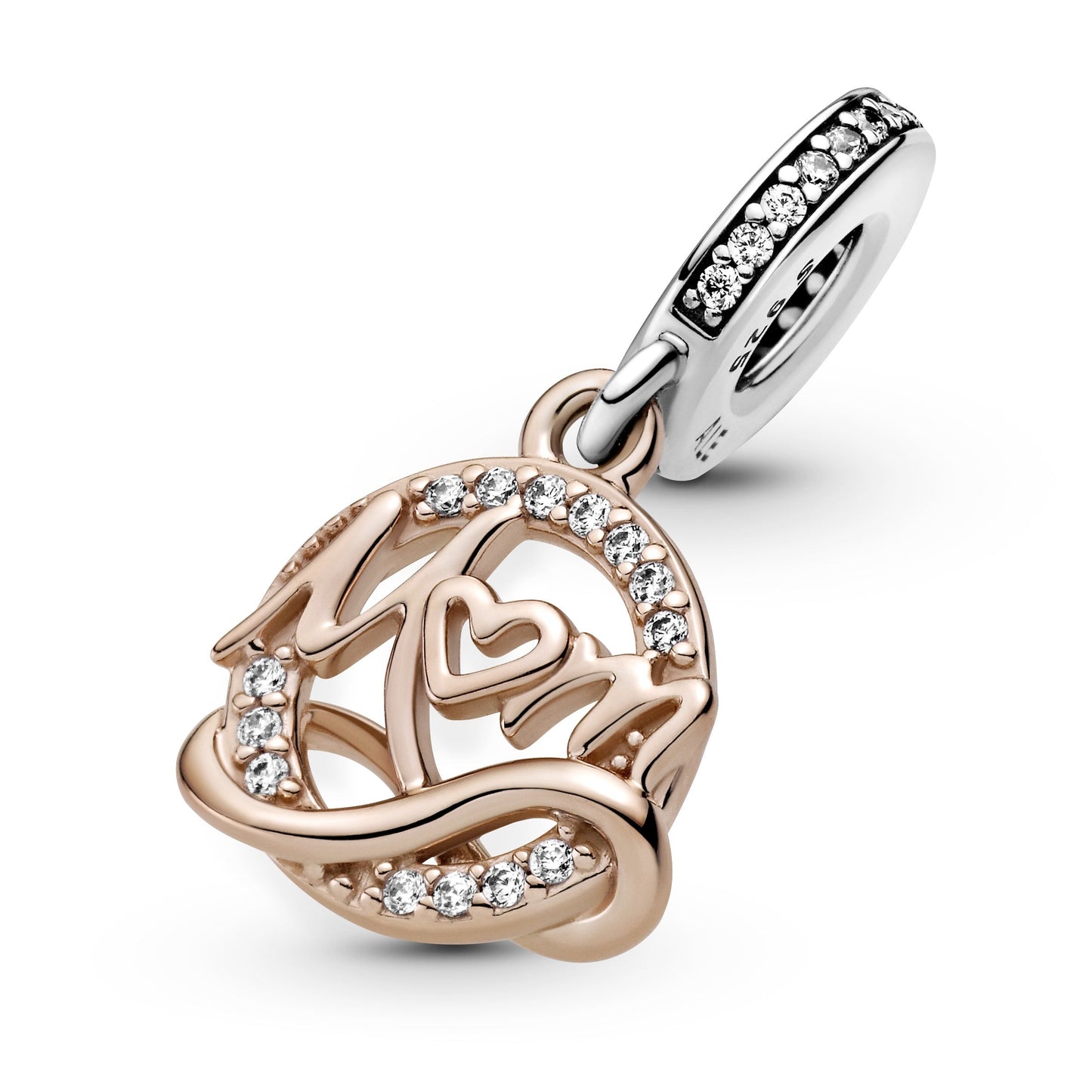 Pandora Two-Tone Mum Dangle Charm