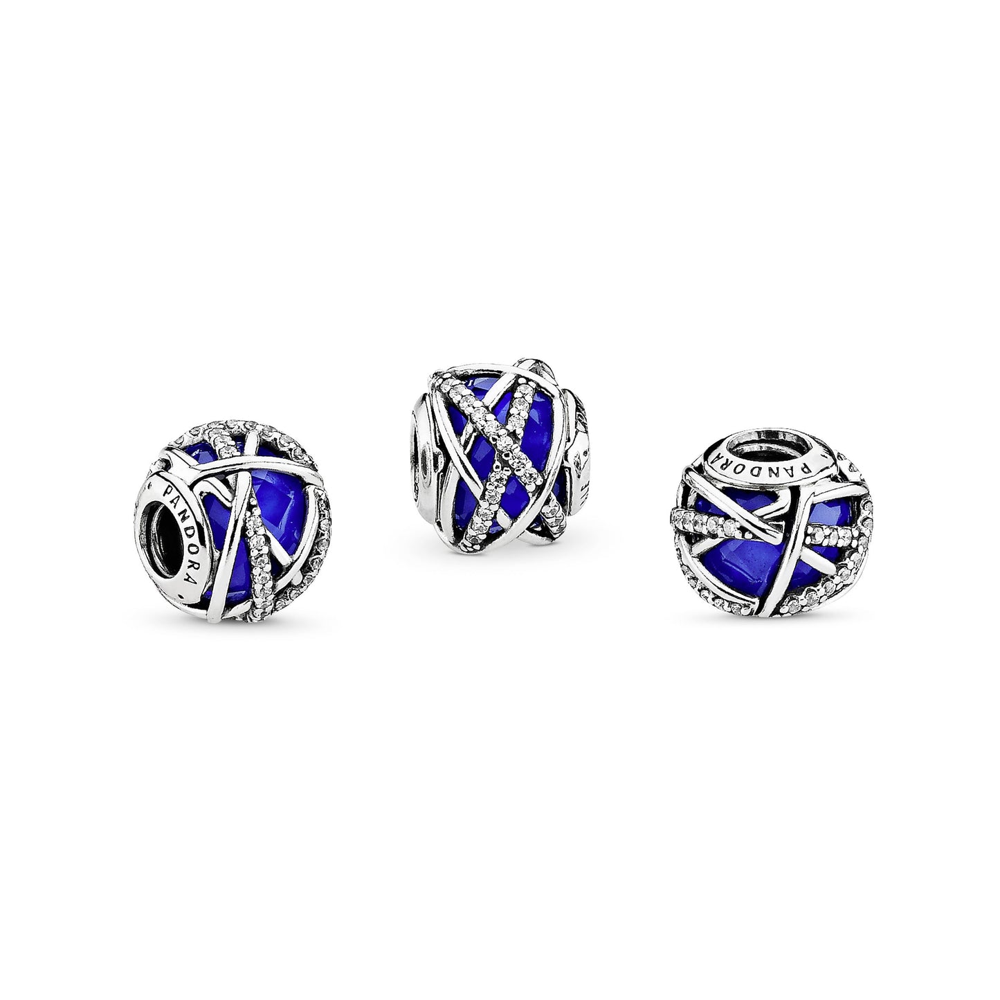 Pandora Blue Galaxy Charm