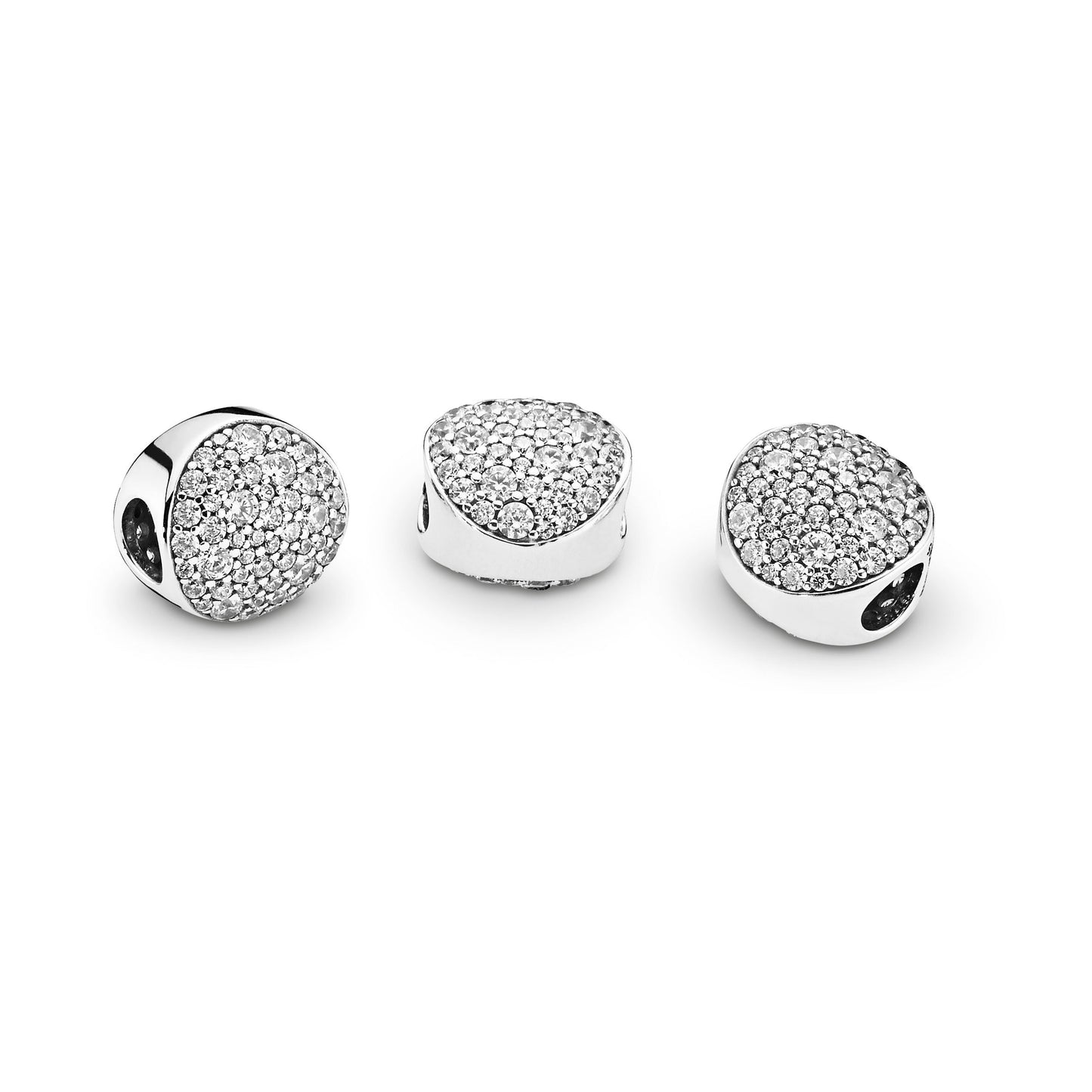 Pandora Round Pave Charm