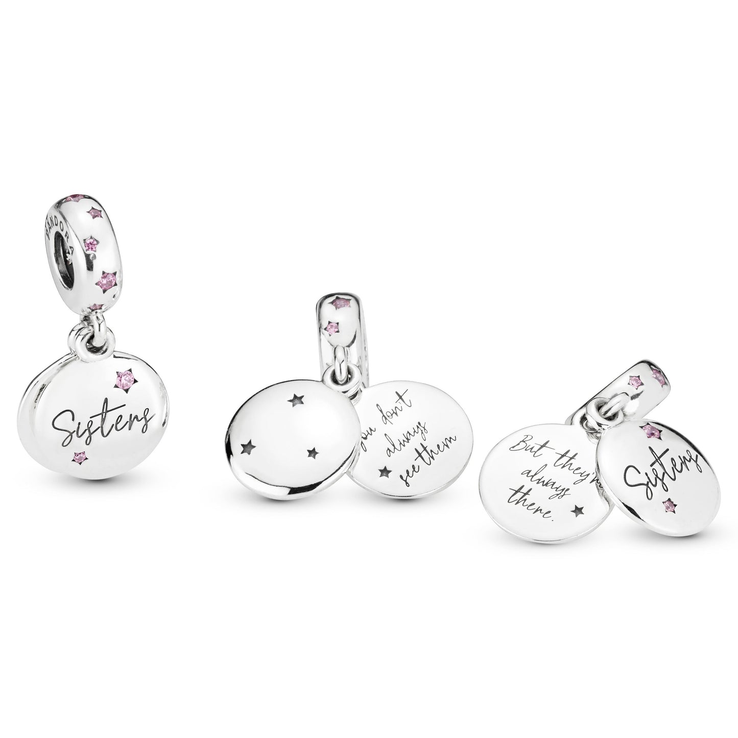 Pandora Forever Sisters Dangle Charm