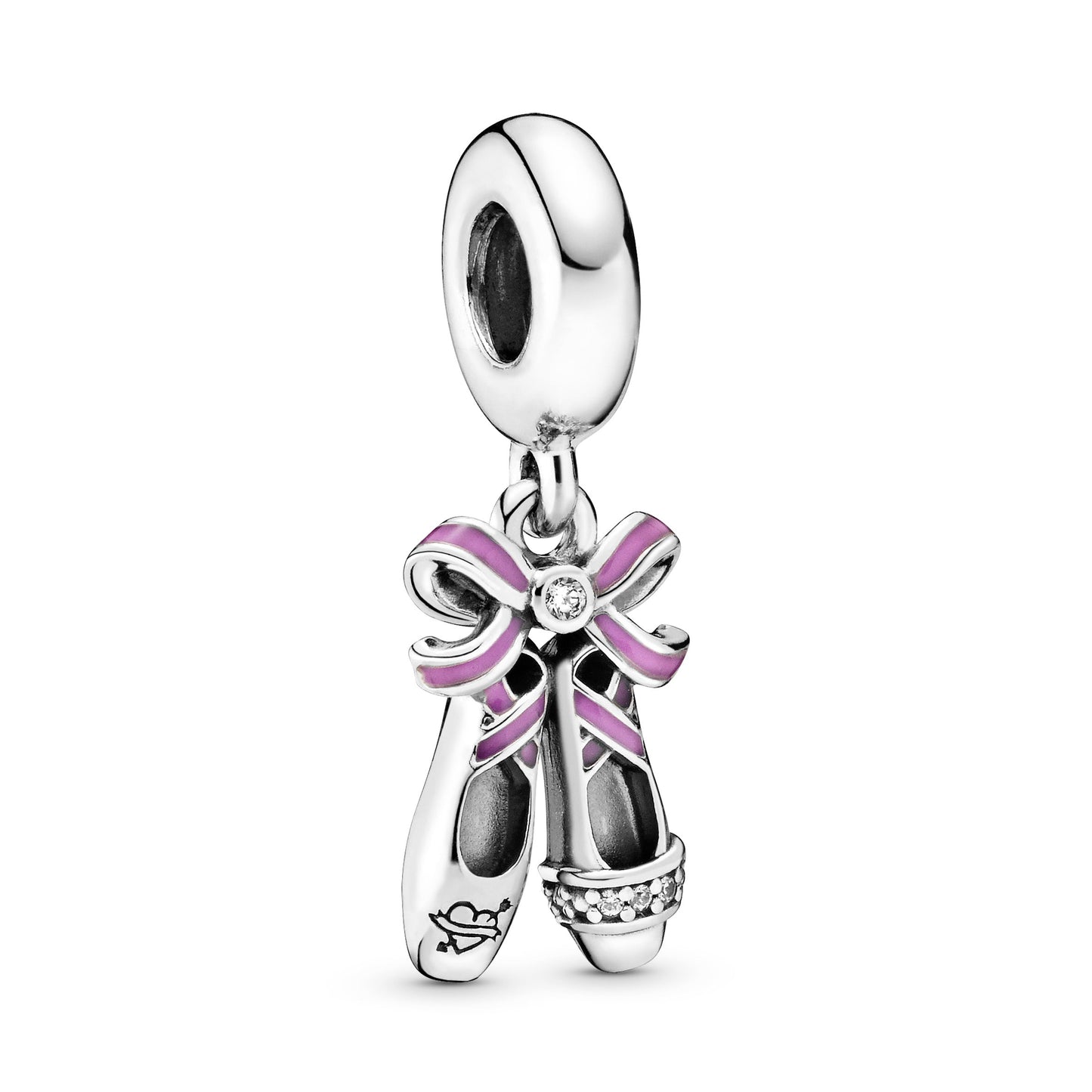 Pandora Pink Ballerina Shoes Dangle Charm