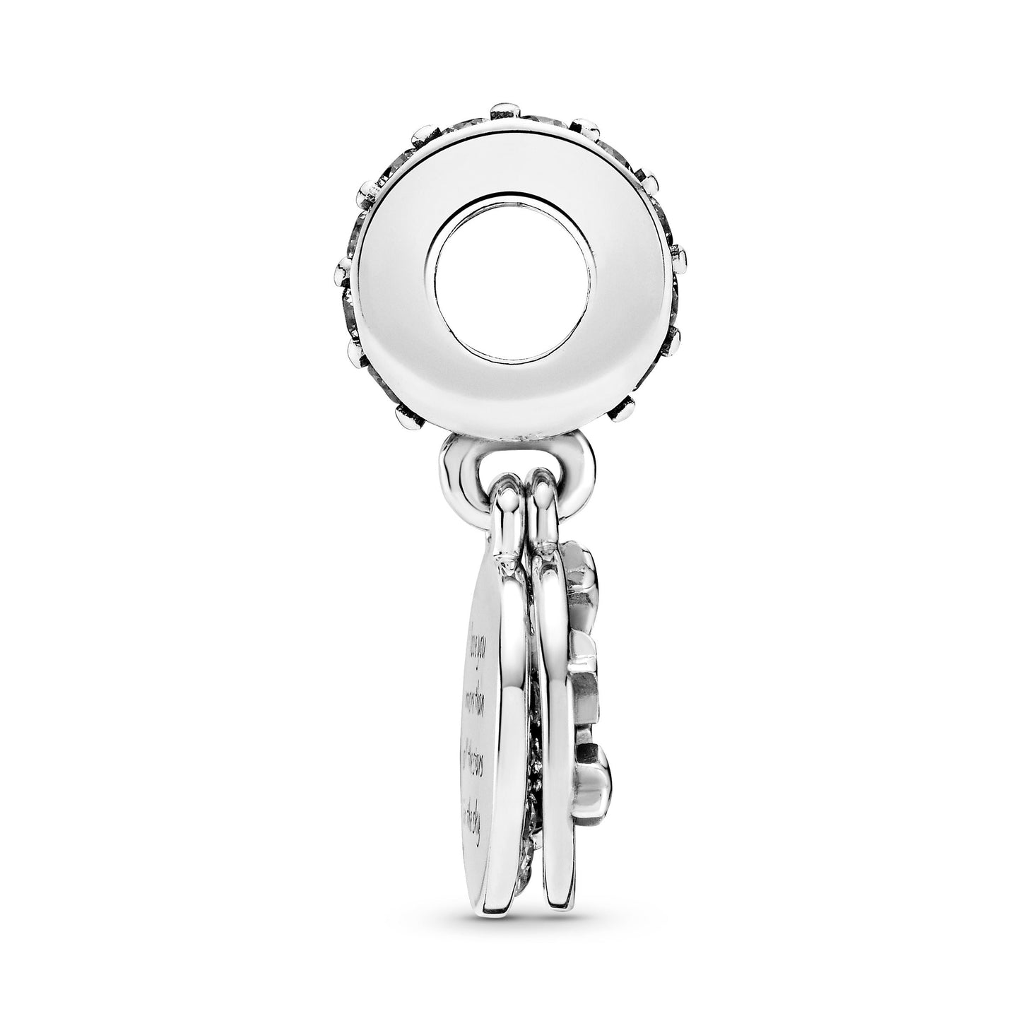 Pandora Blue Night Sky Crescent Moon & Stars Dangle Charm