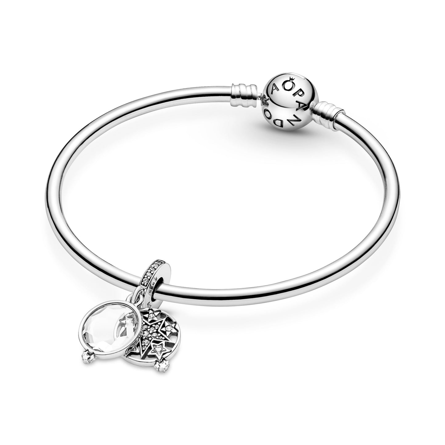 Pandora Magnified Star Double Dangle Charm