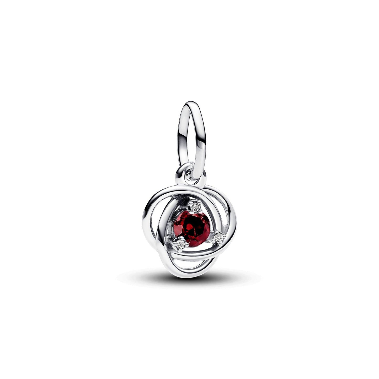 Pandora Red Eternity Circle Dangle Charm