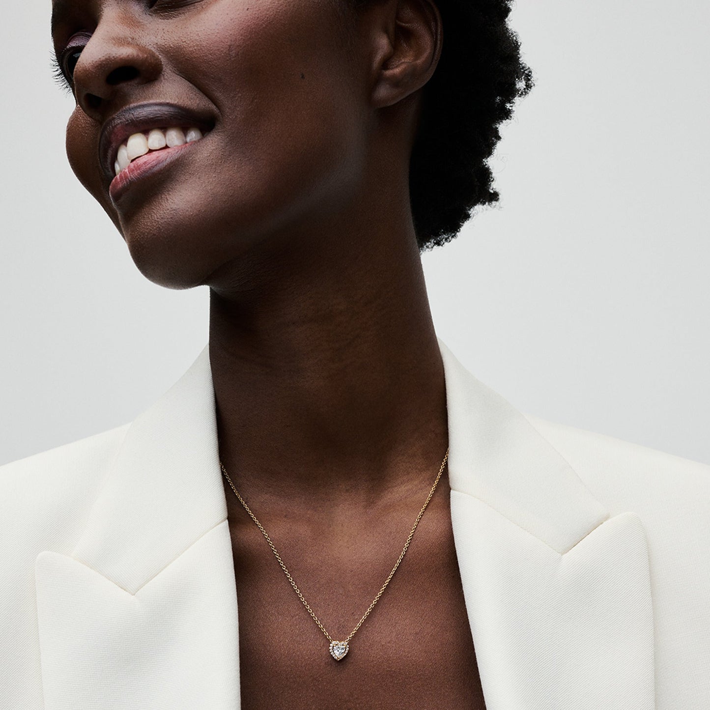 Pandora Sparkling Heart Collier Necklace