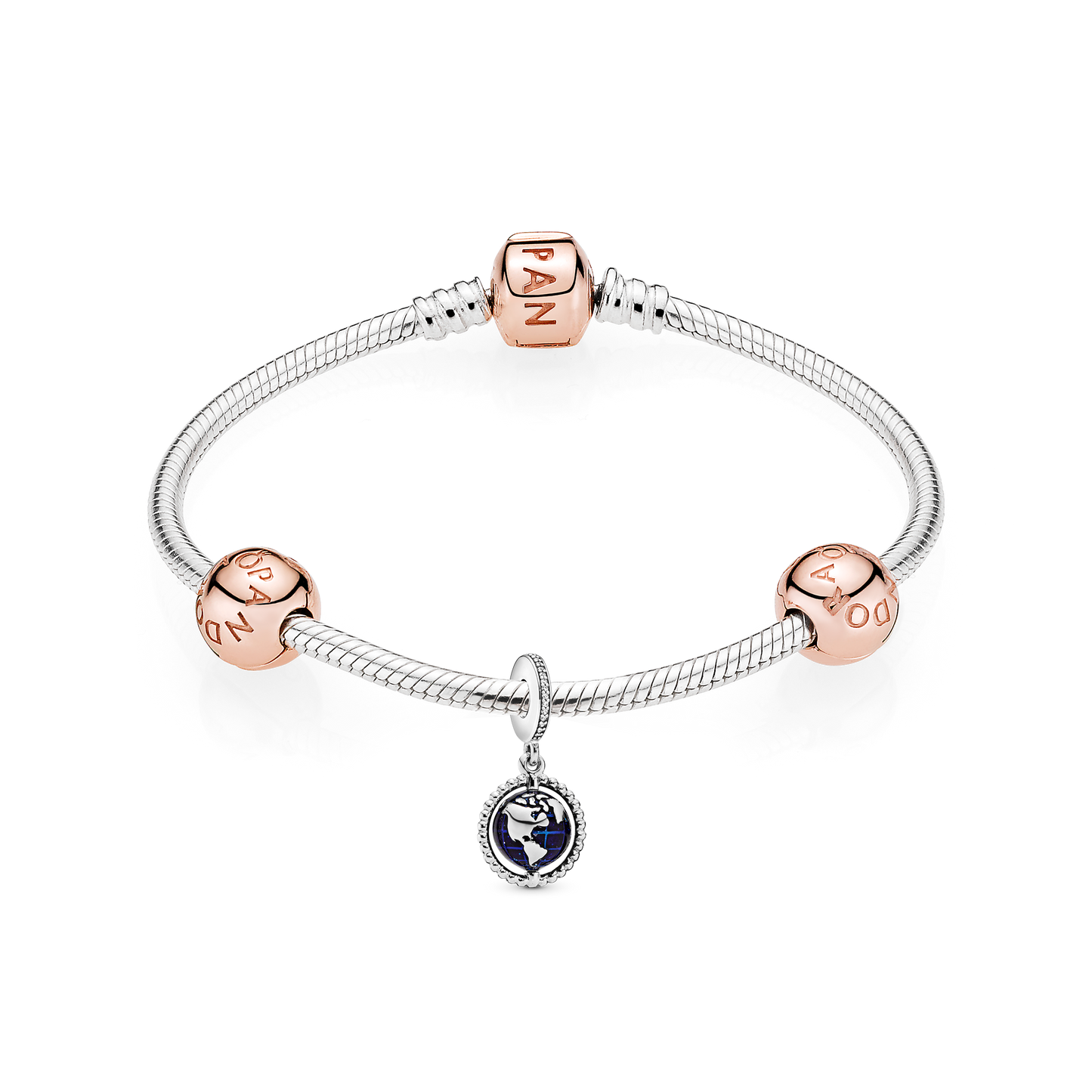 Pandora Travel the World Bracelet and Charms Set