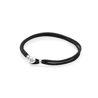 Pandora Moments Fabric Cord Bracelet, Black