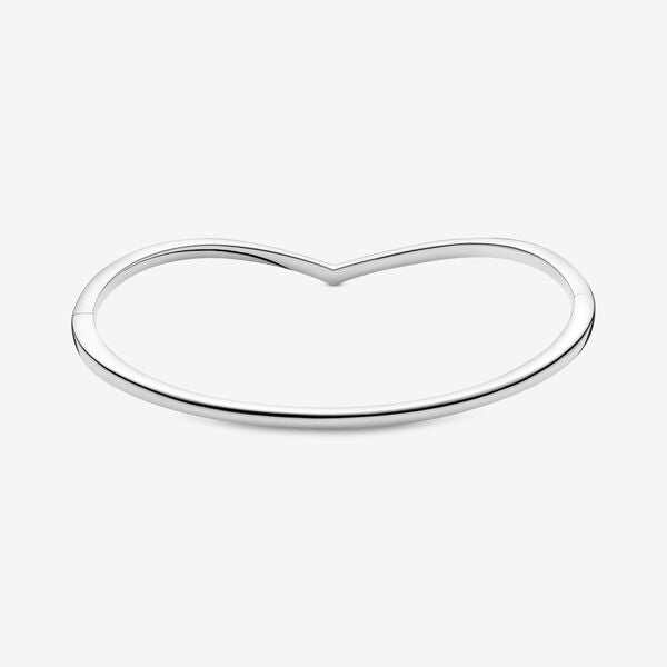 Pandora Polished Wishbone Bangle