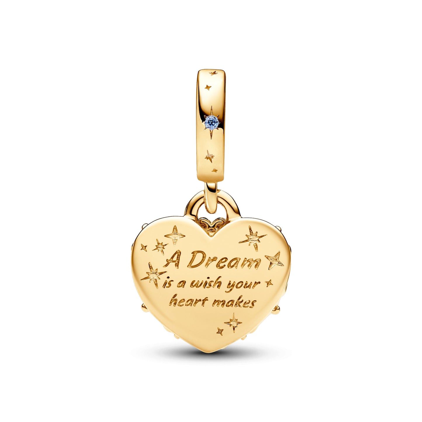 Pandora Disney Cinderella's Carriage & Heart Double Dangle Charm