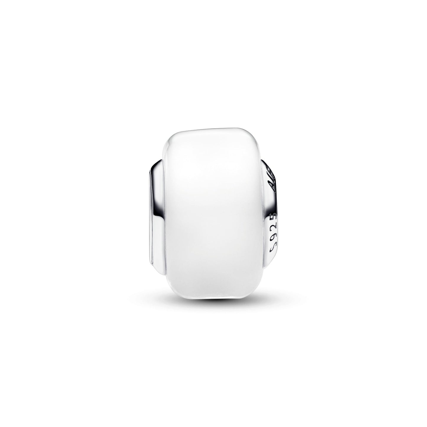Pandora White Mini Murano Glass Charm