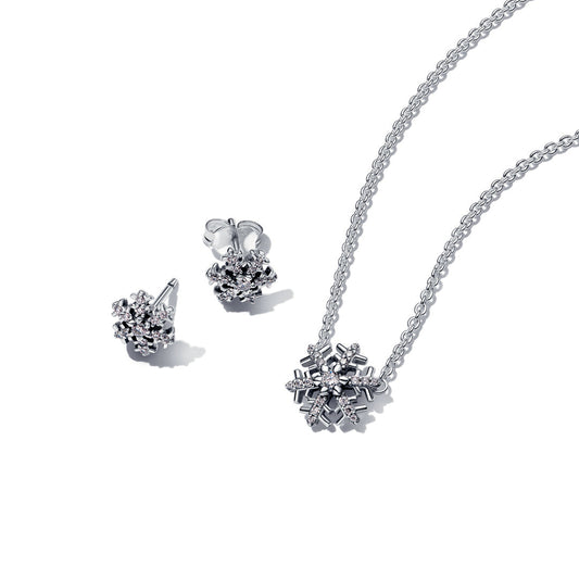 Pandora Sparkling Snowflake Jewellery Gift Set