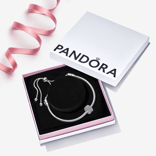 Pandora Sparkle Charm and Bracelet Set