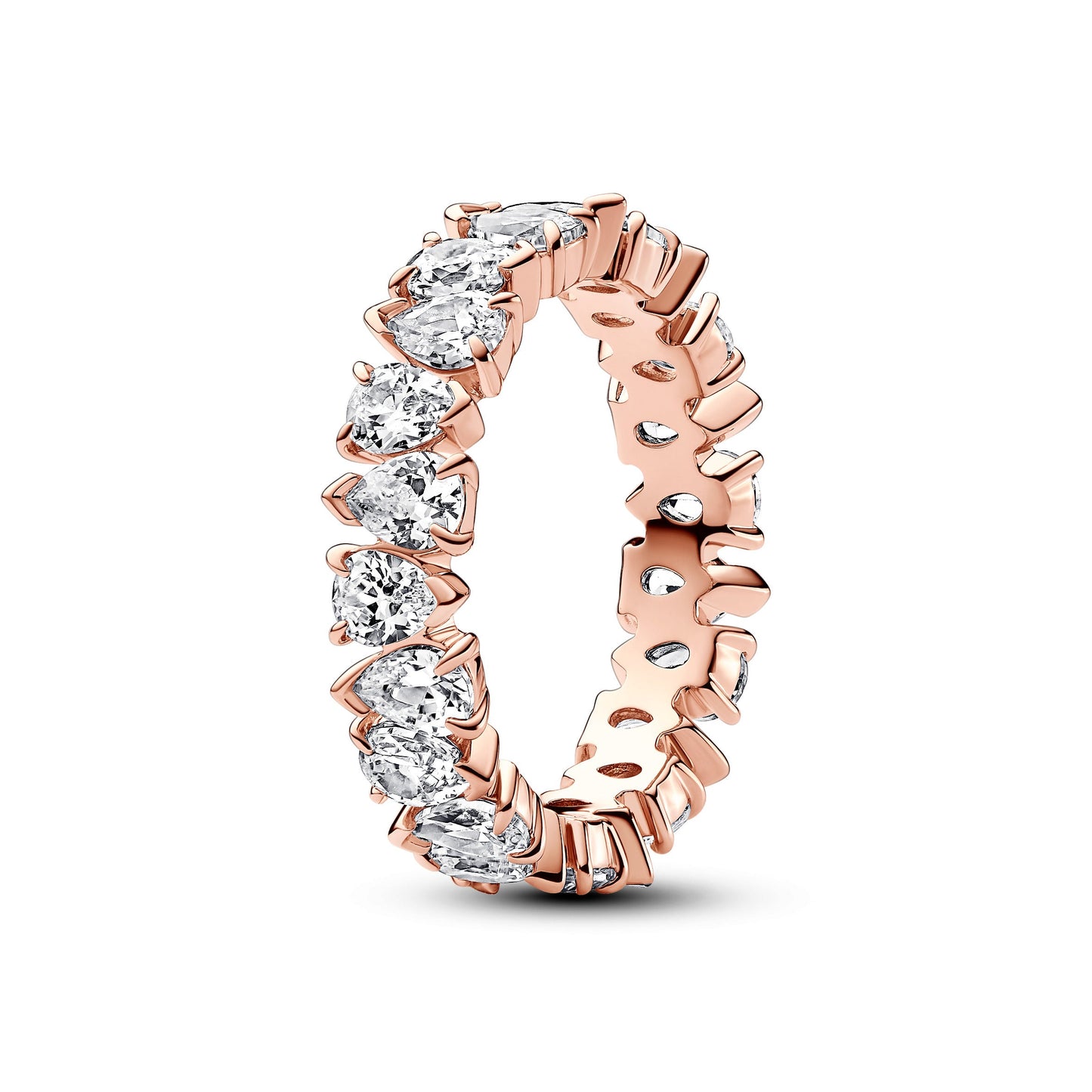 Pandora Alternating Sparkling Band Ring