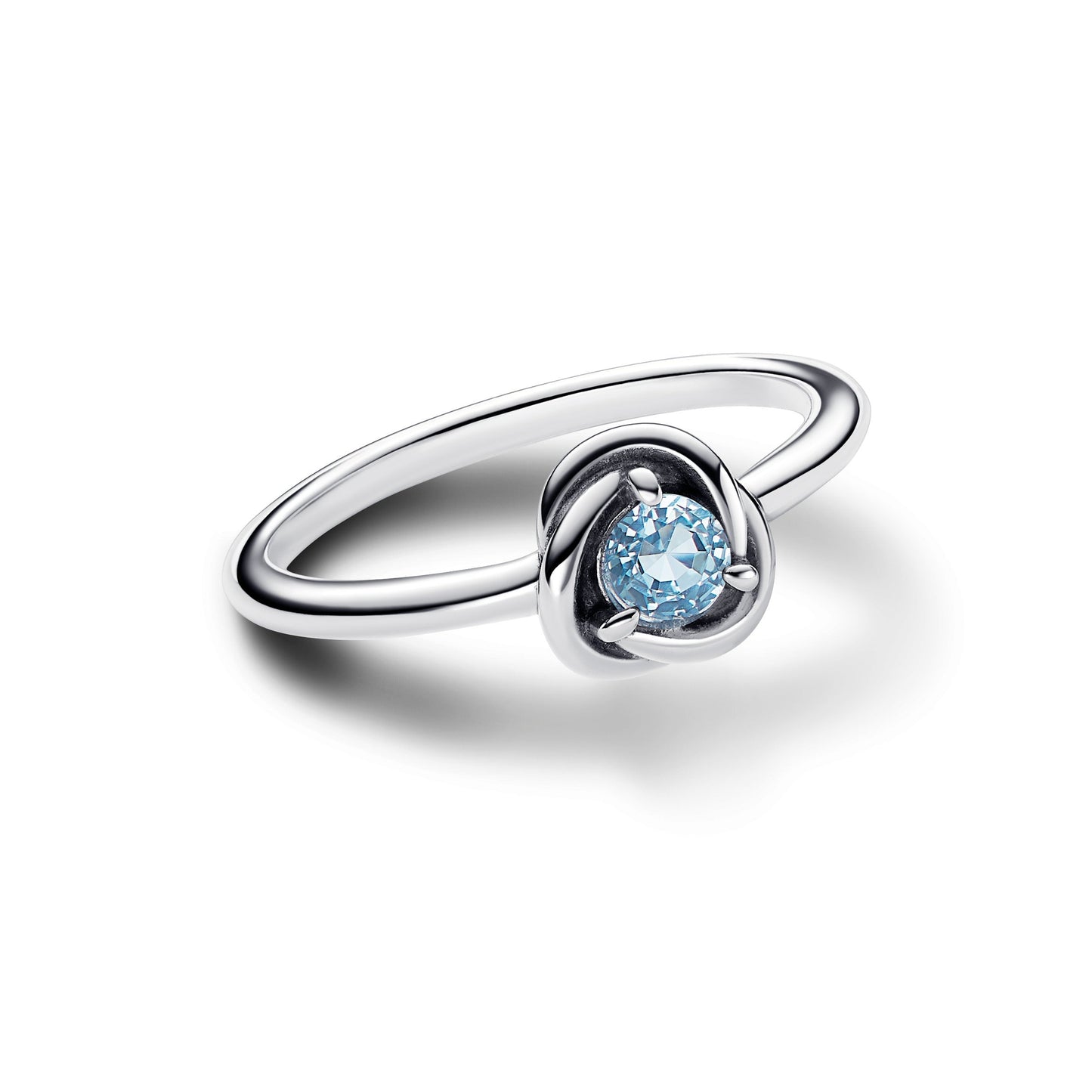 Pandora Sea Aqua Blue Eternity Circle Ring