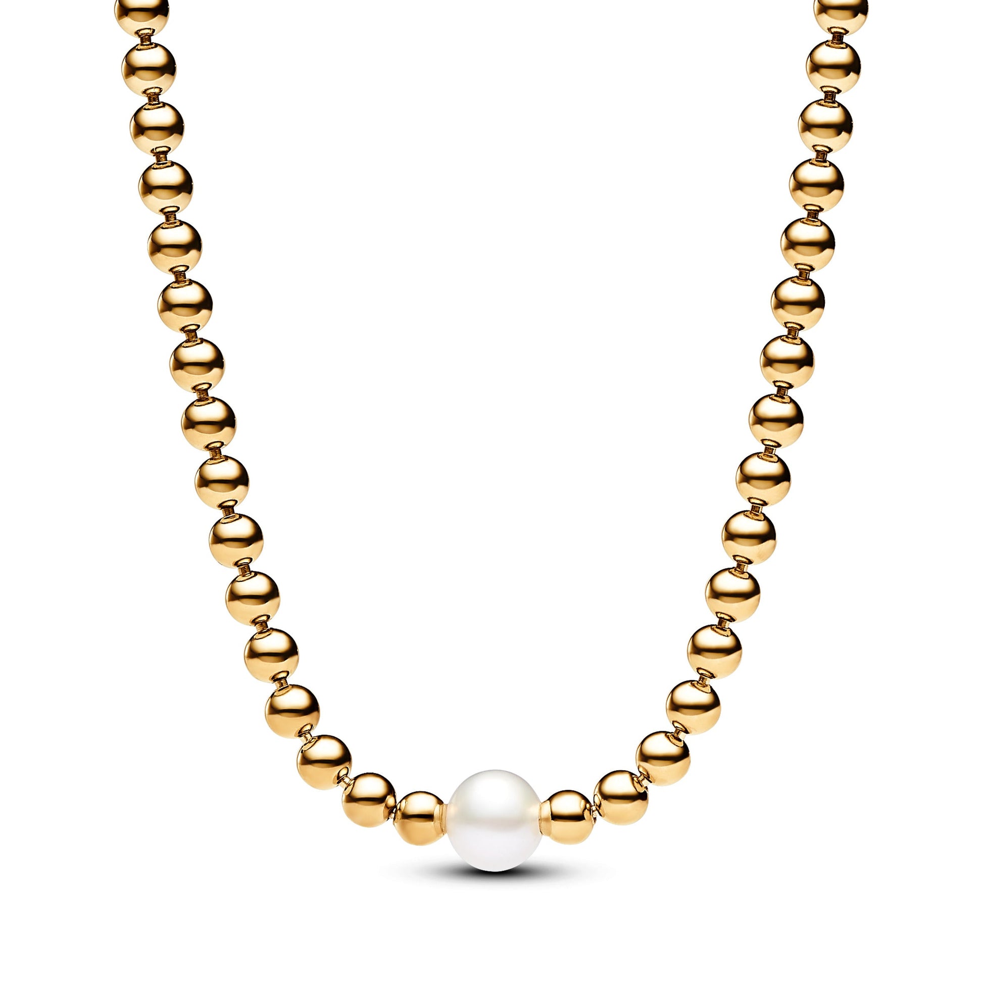 Pandora Treated Freshwater Pearl & Beads Collier Necklace
