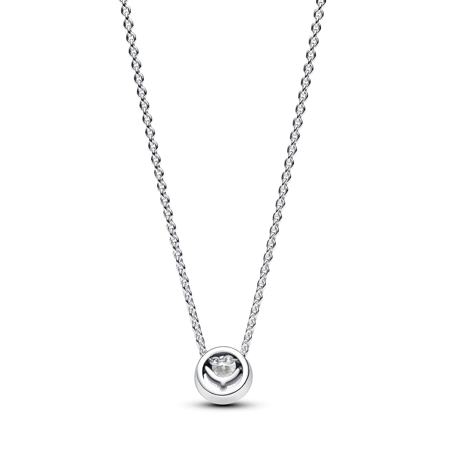 Pandora Sparkling Round Halo Pendant Collier Necklace