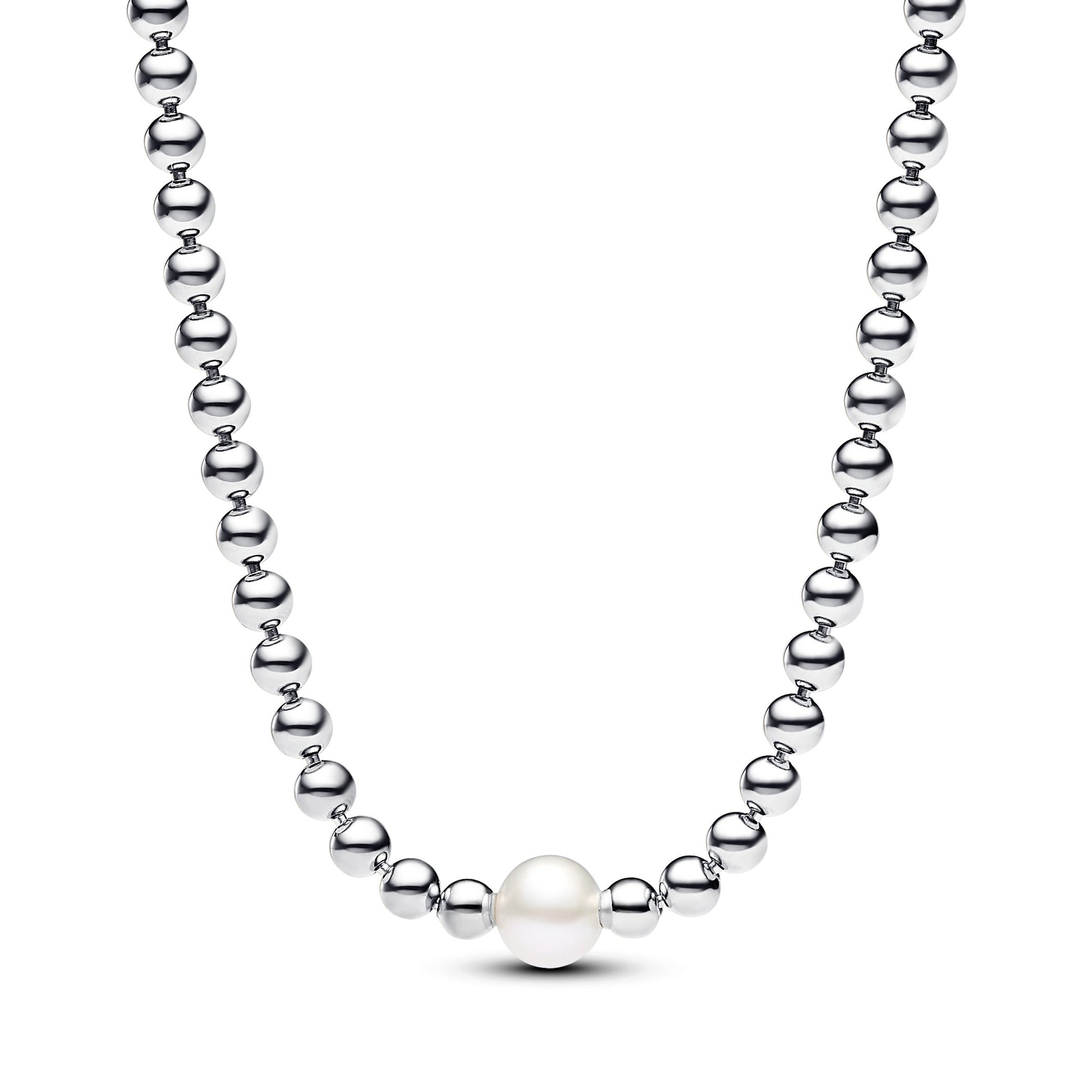 Pandora Treated Freshwater Pearl & Beads Collier Necklace