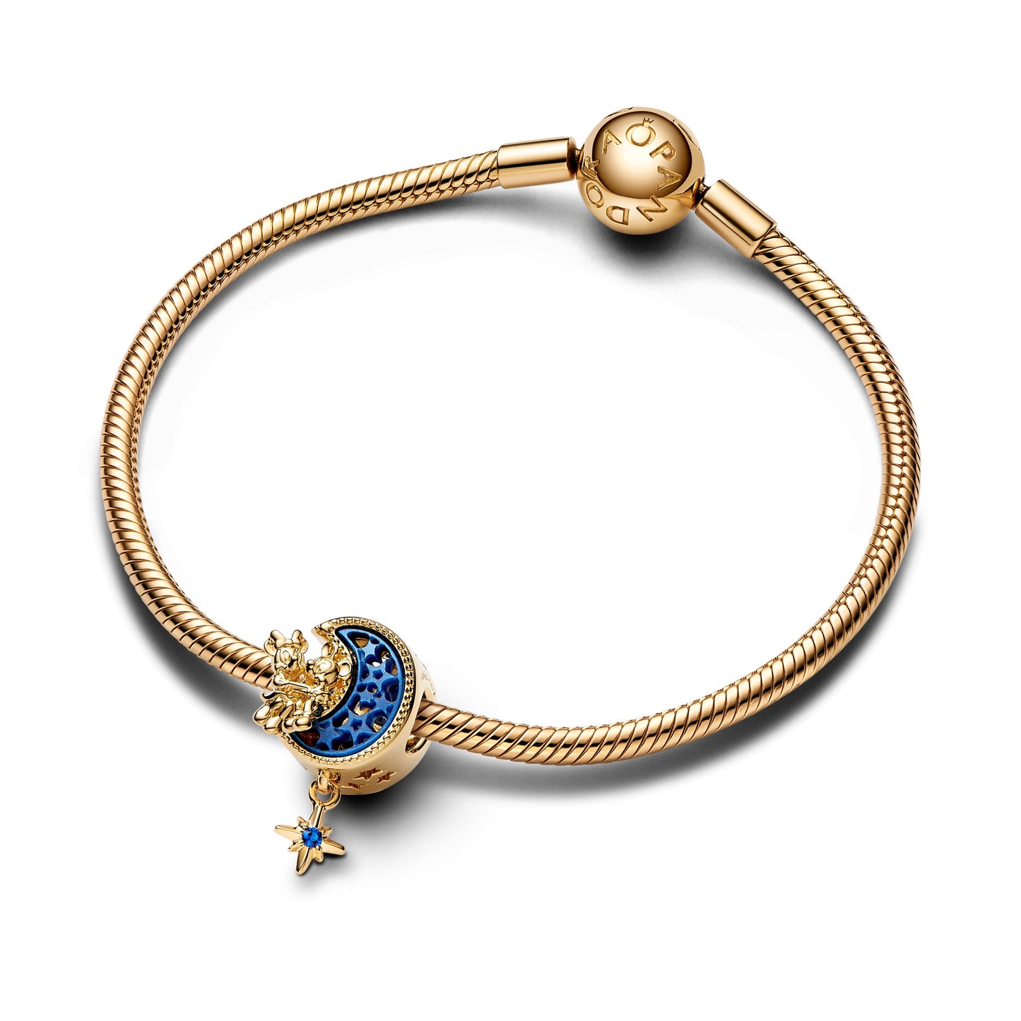 Pandora Disney Mickey Mouse & Minnie Mouse Crescent Moon Charm