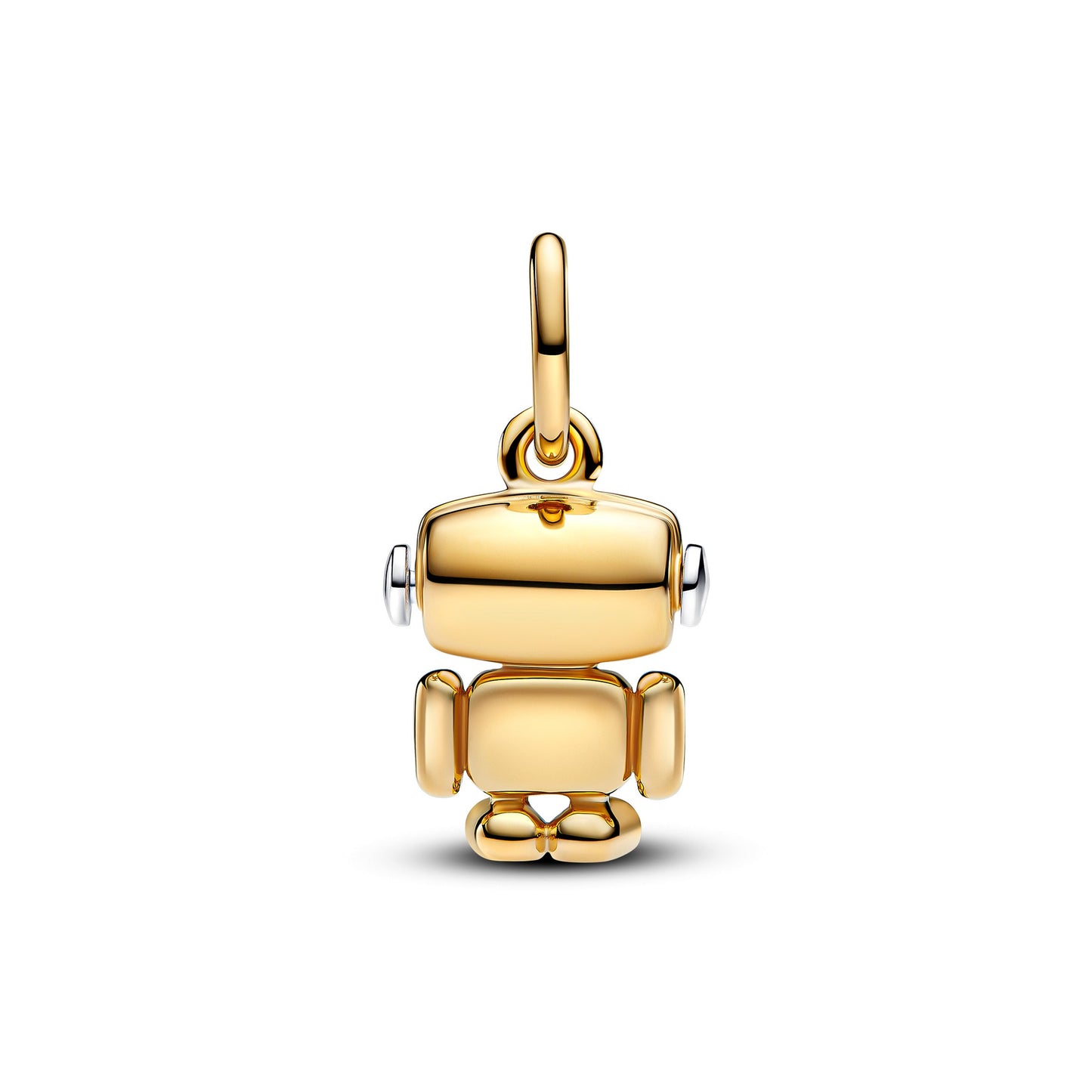 Pandora Spinnable Face Robot Dangle Charm