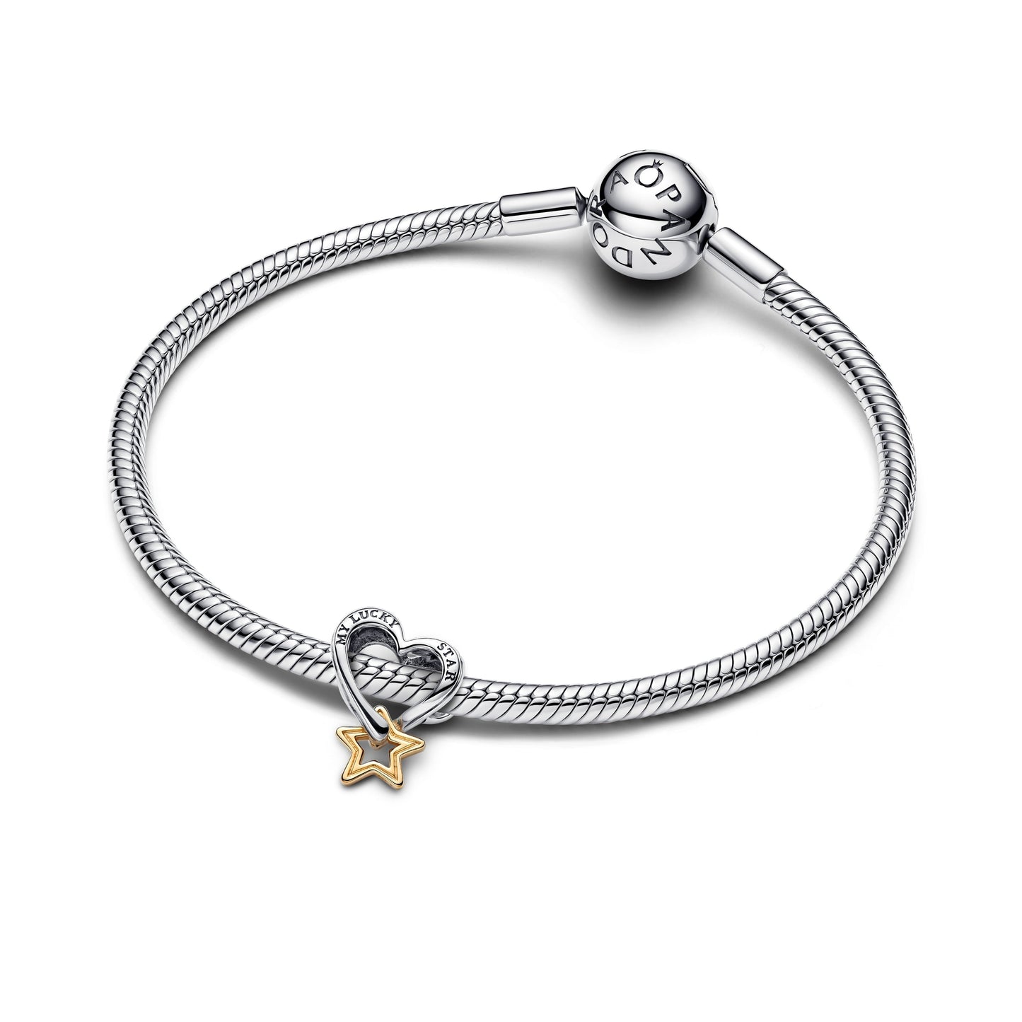 Pandora Lucky Star & Heart Charm