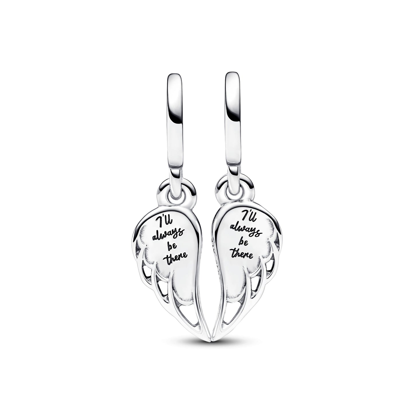 Pandora Sparkling Splitable Angel Wings Dangle Charm