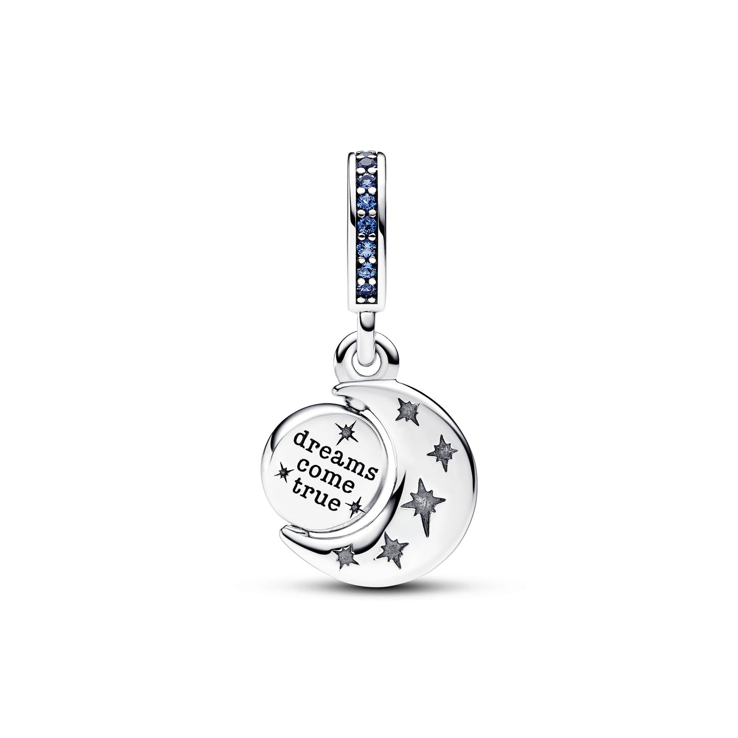 Pandora Sparkling Moon Spinning Dangle Charm