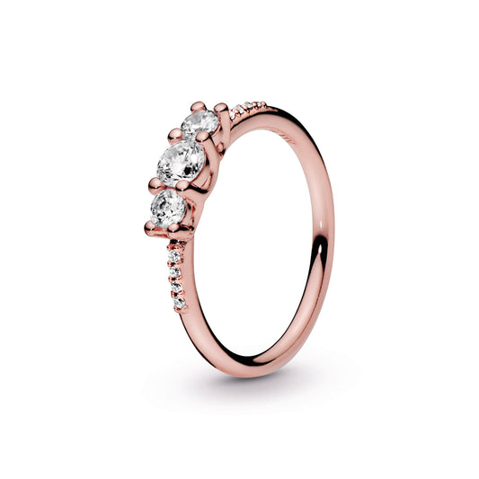 Pandora Clear Three-Stone Ring