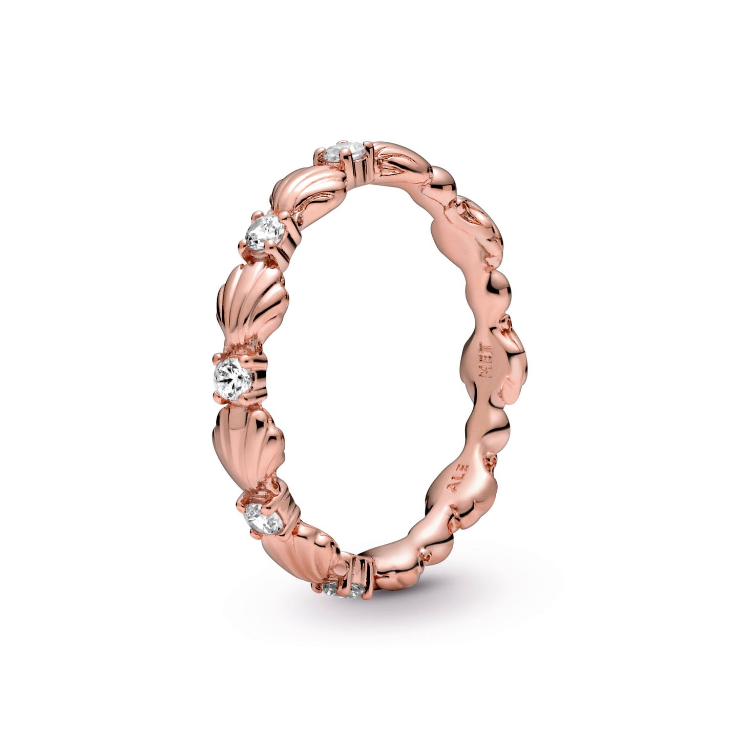 Pandora Sparkling Seashell Band Ring