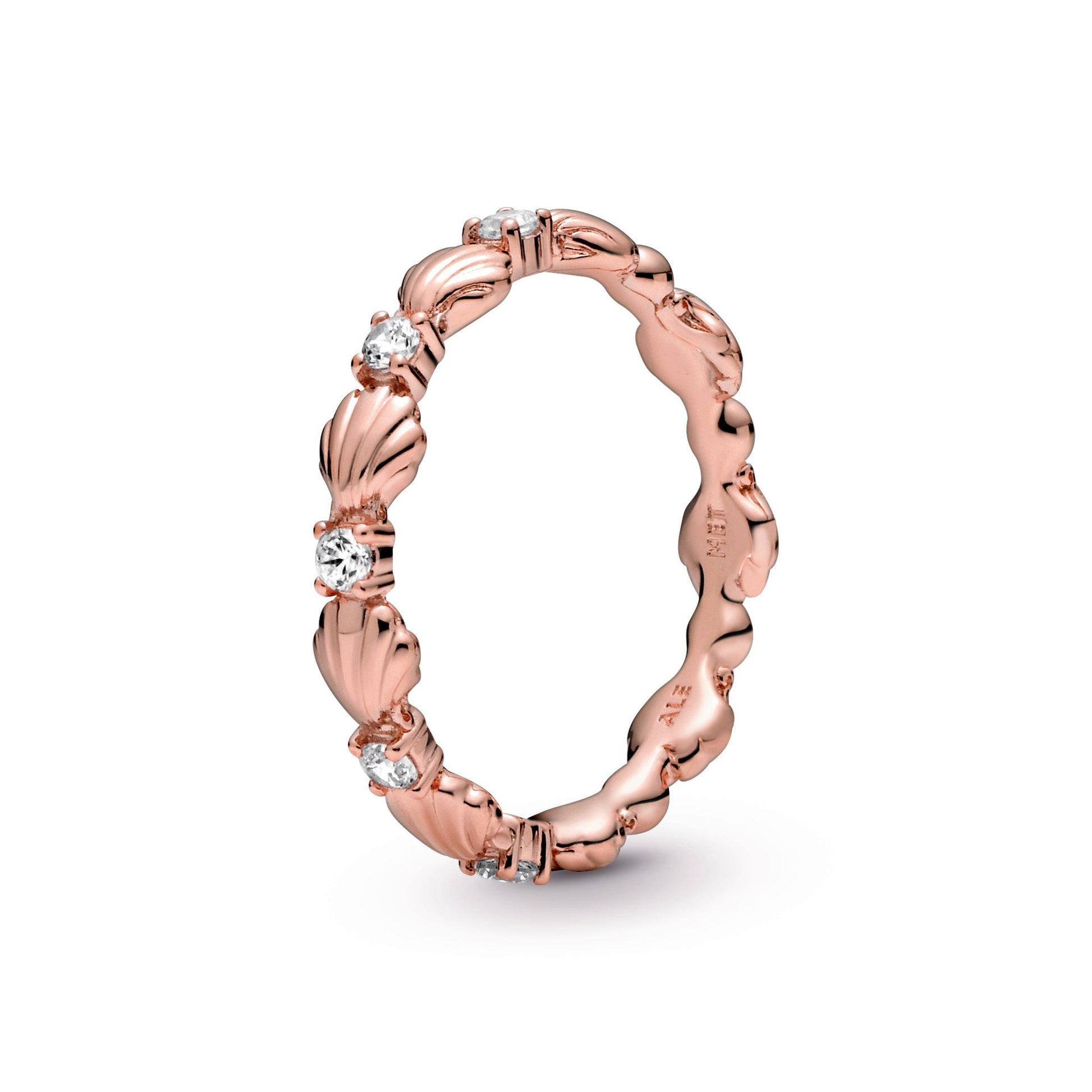 Pandora Sparkling Seashell Band Ring