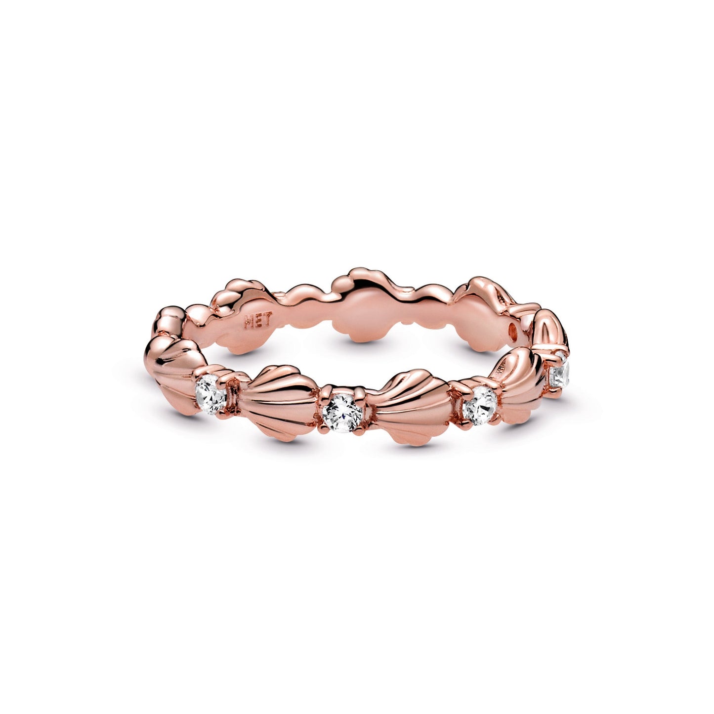 Pandora Sparkling Seashell Band Ring