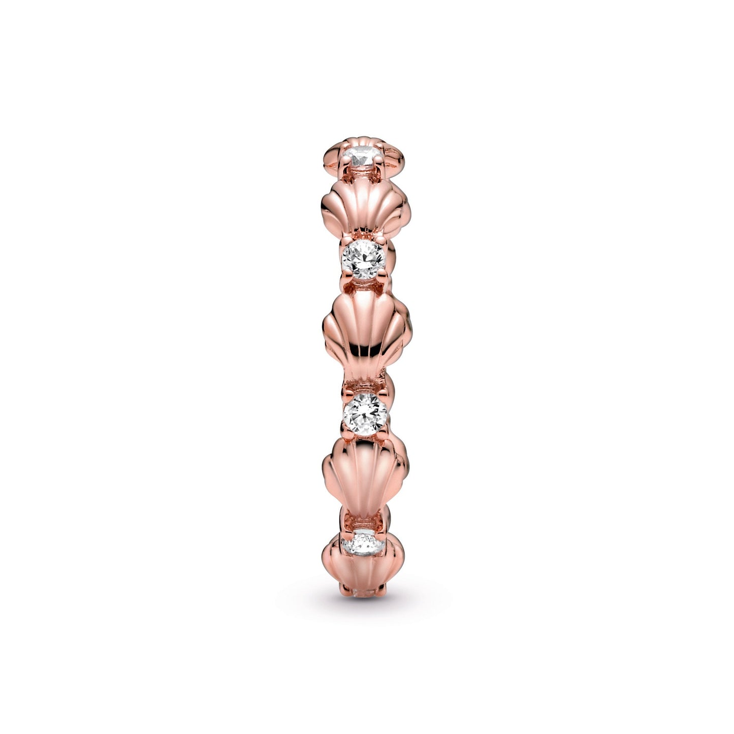 Pandora Sparkling Seashell Band Ring