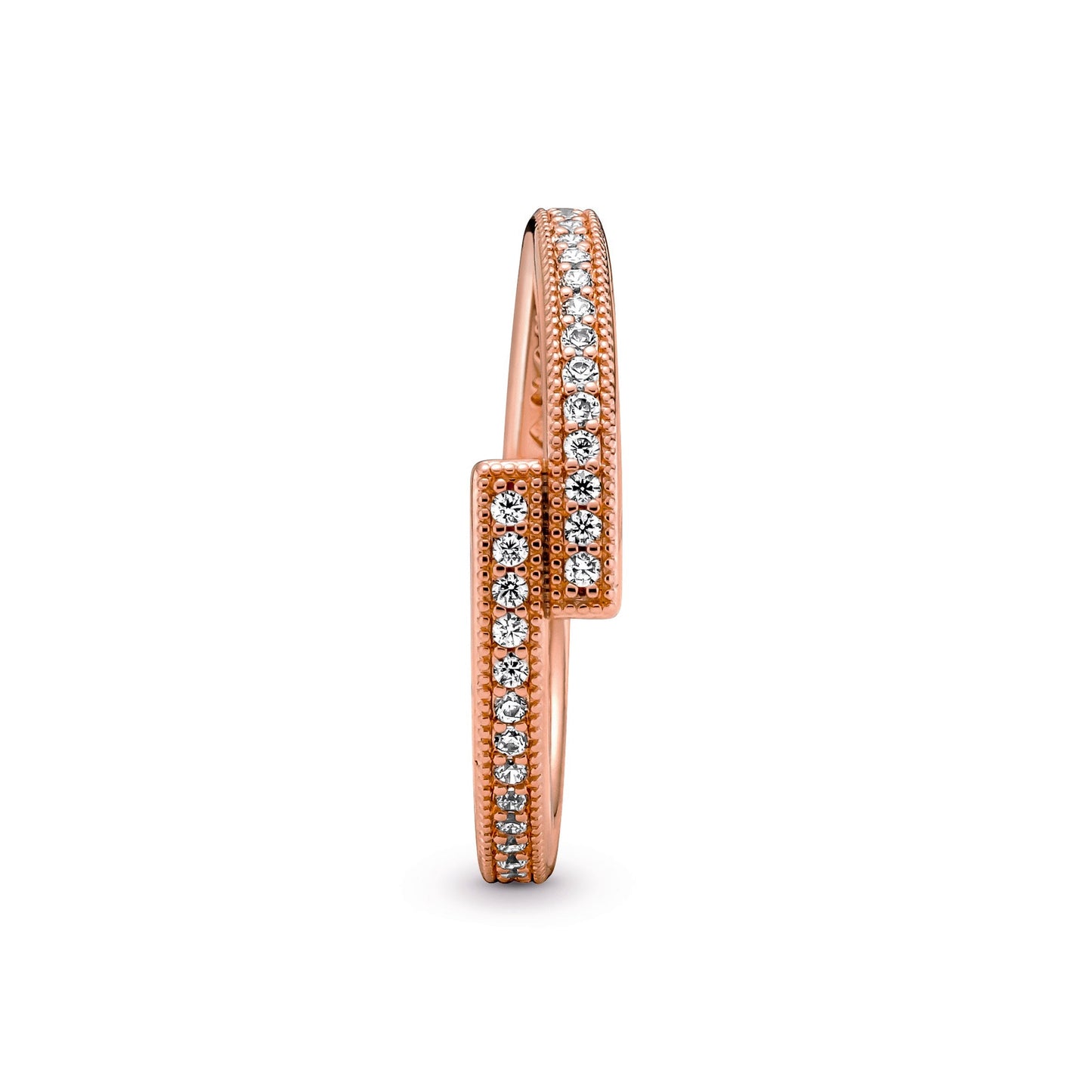 Pandora Sparkling Overlapping Ring