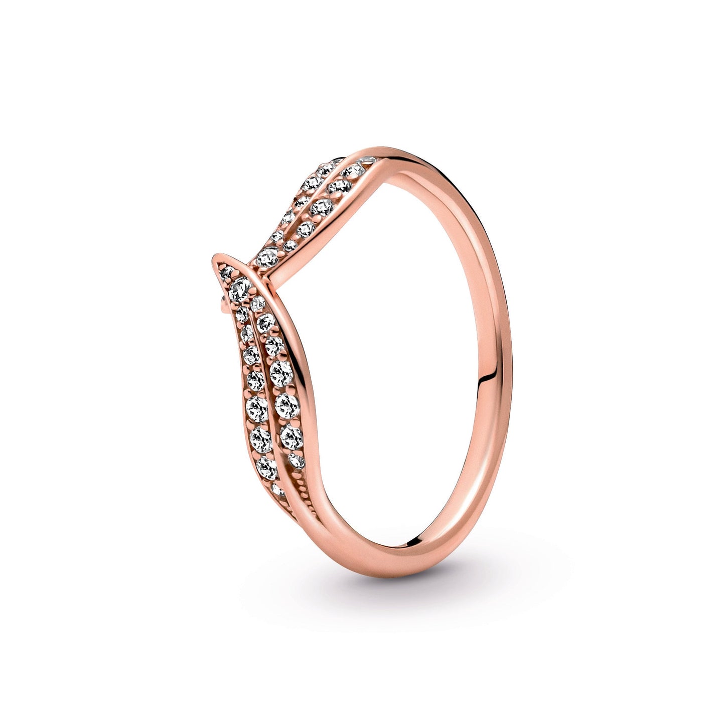 Pandora Sparkling Leaves Ring
