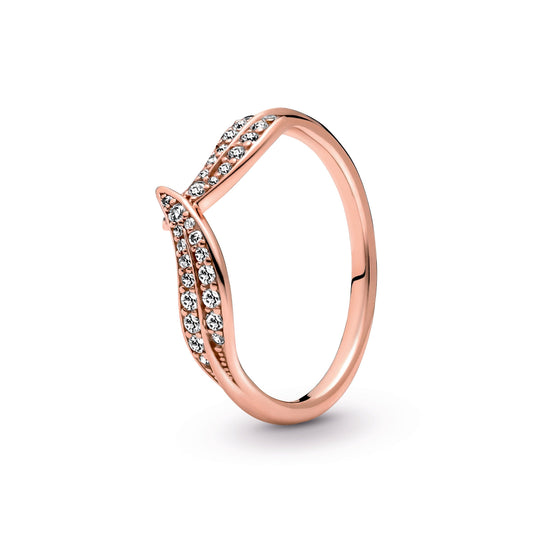 Pandora Sparkling Leaves Ring