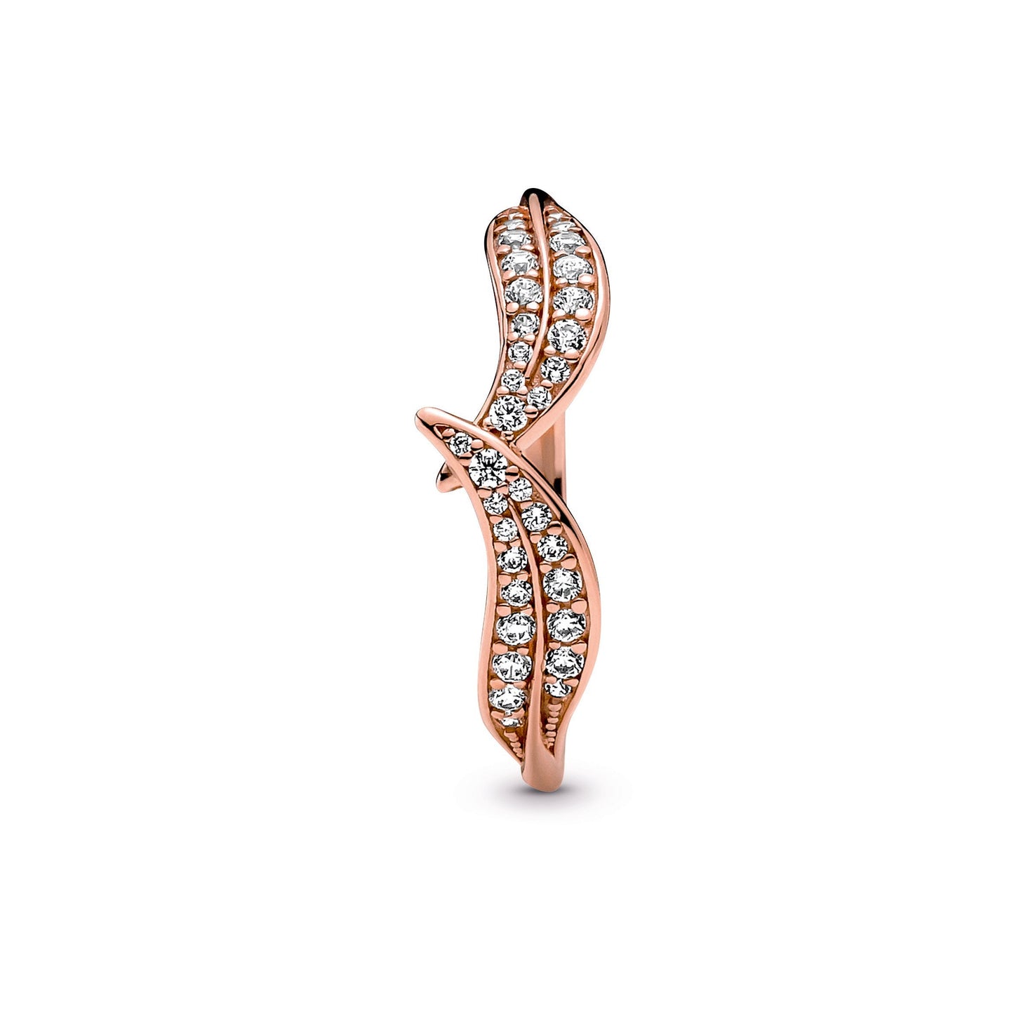 Pandora Sparkling Leaves Ring