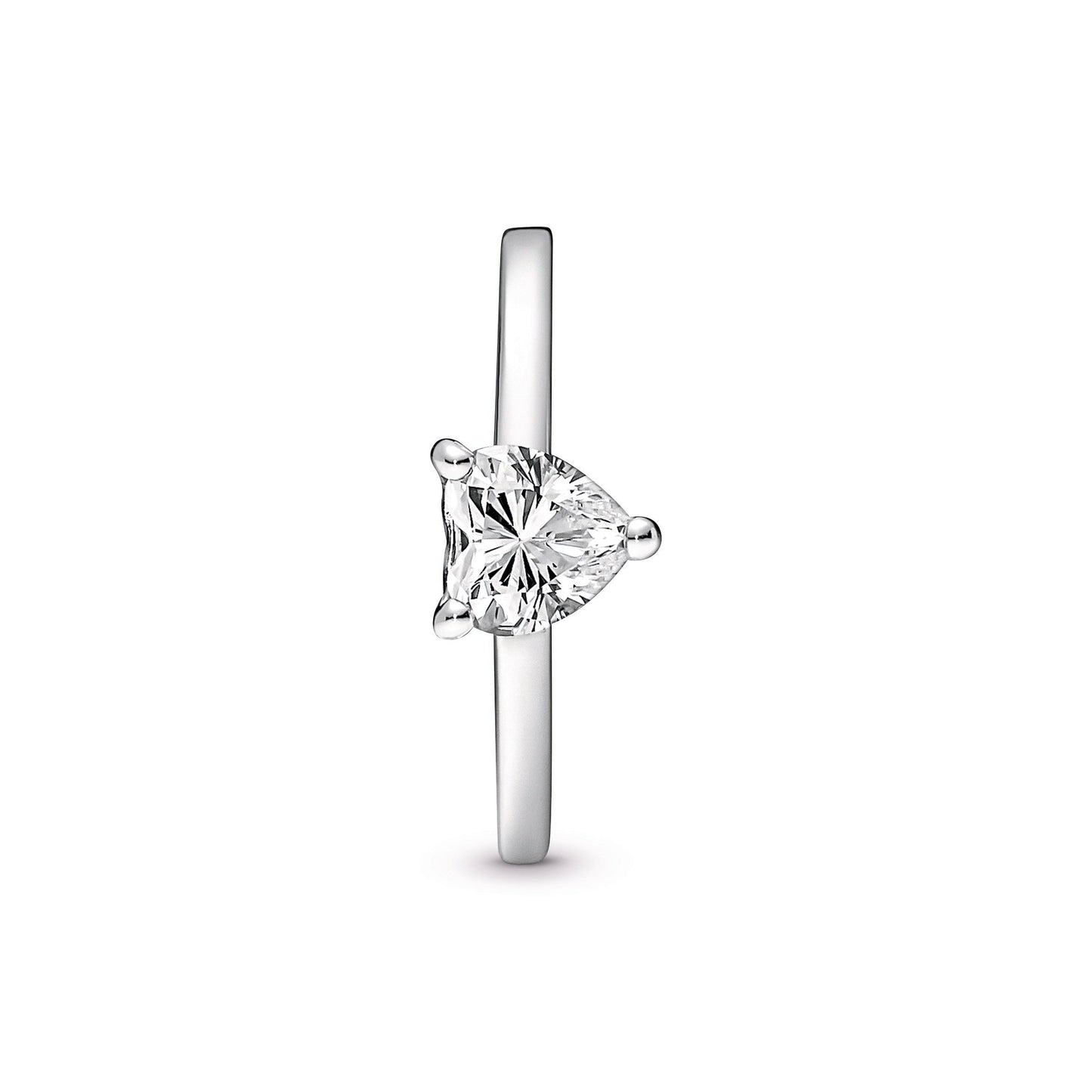 Pandora Sparkling Heart Solitaire Ring